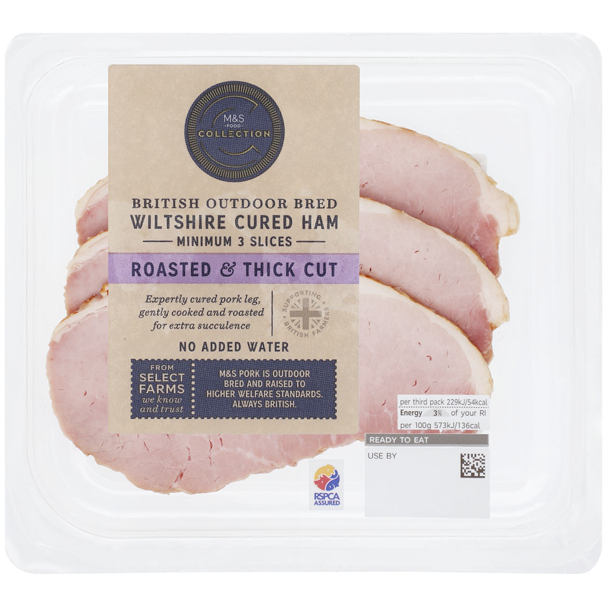 Thick Cut Wiltshire Cured Roast Ham 1 of 1