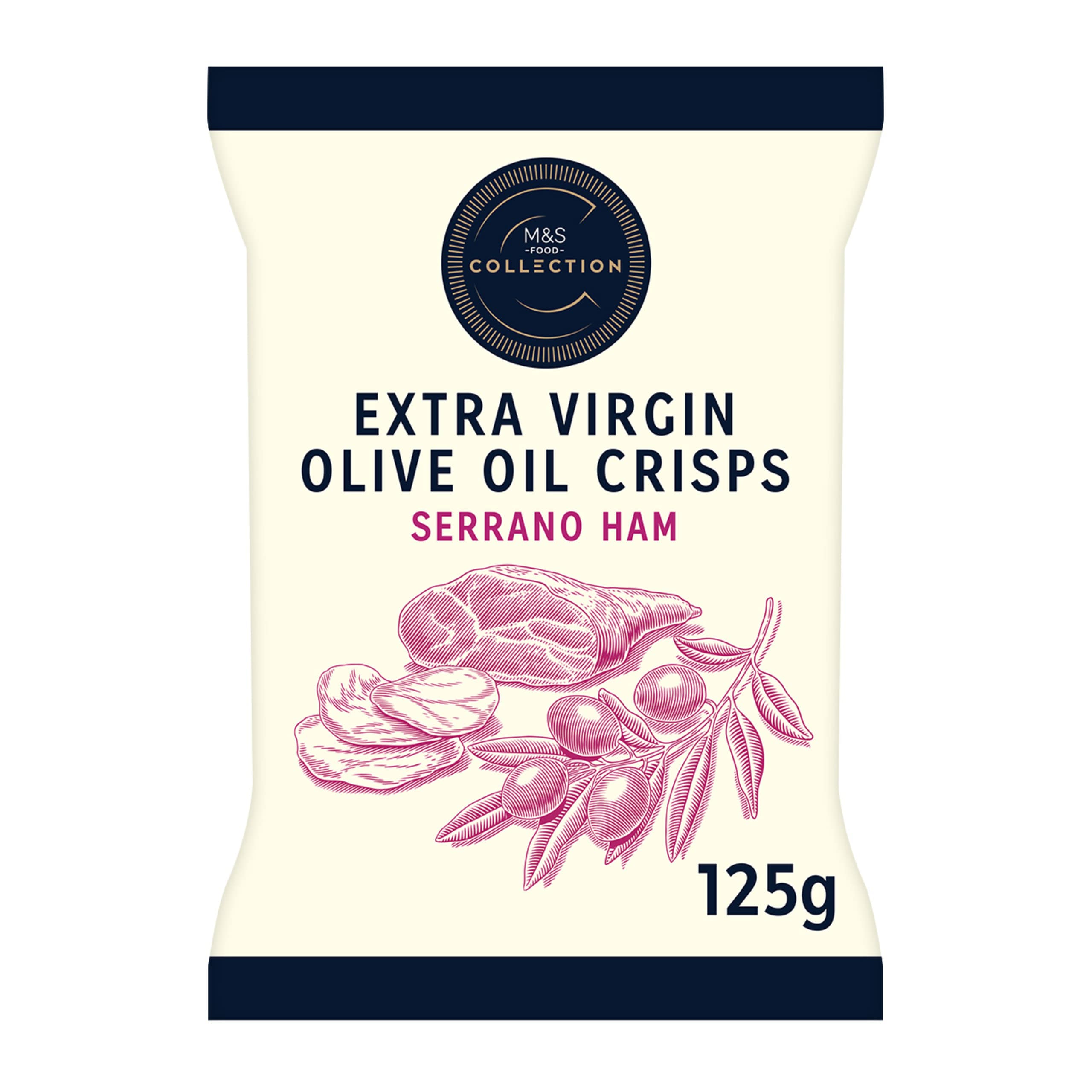 Collection Extra Virgin Olive Oil Crisps with Serrano Ham 1 of 1