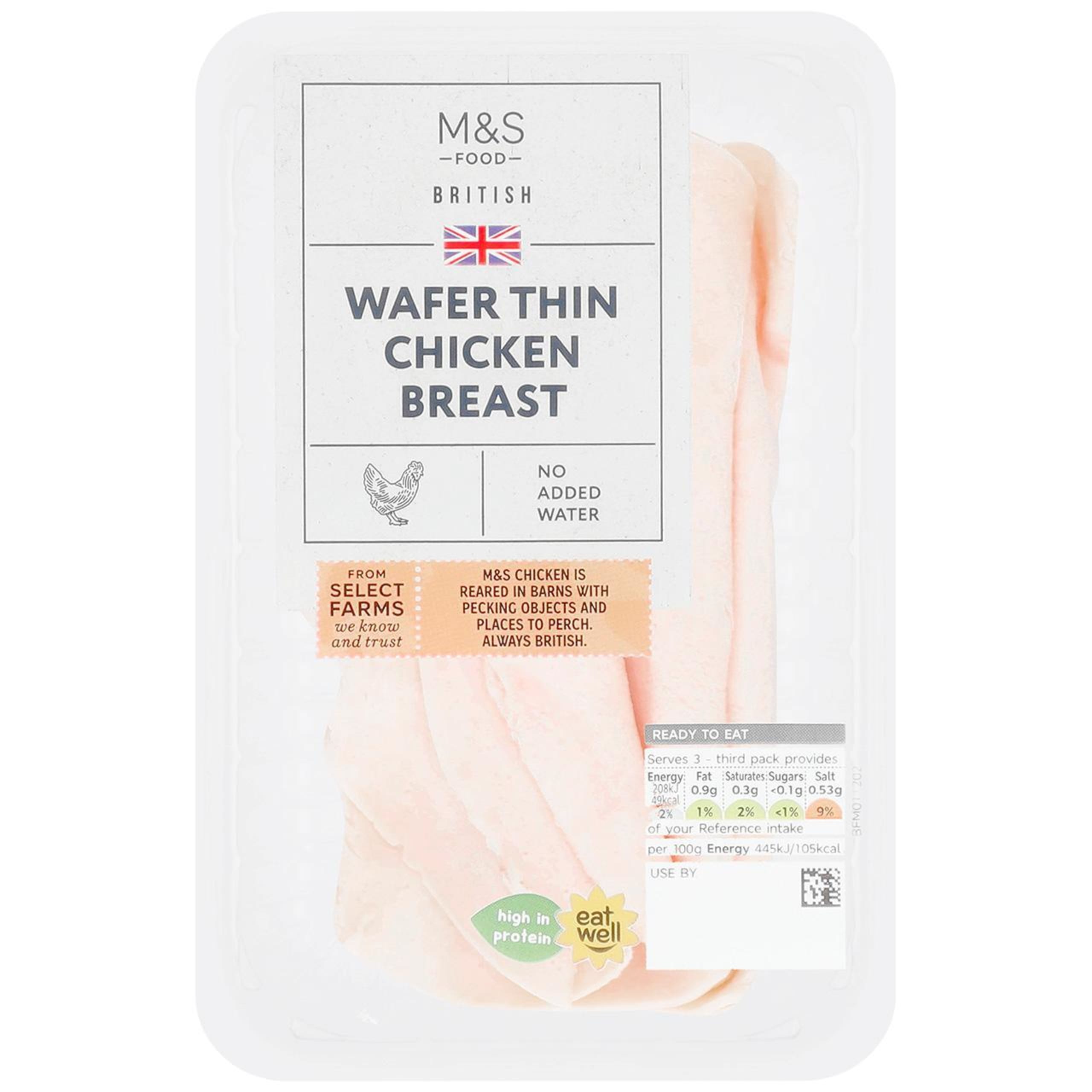 British Wafer Thin Chicken Breast 1 of 1