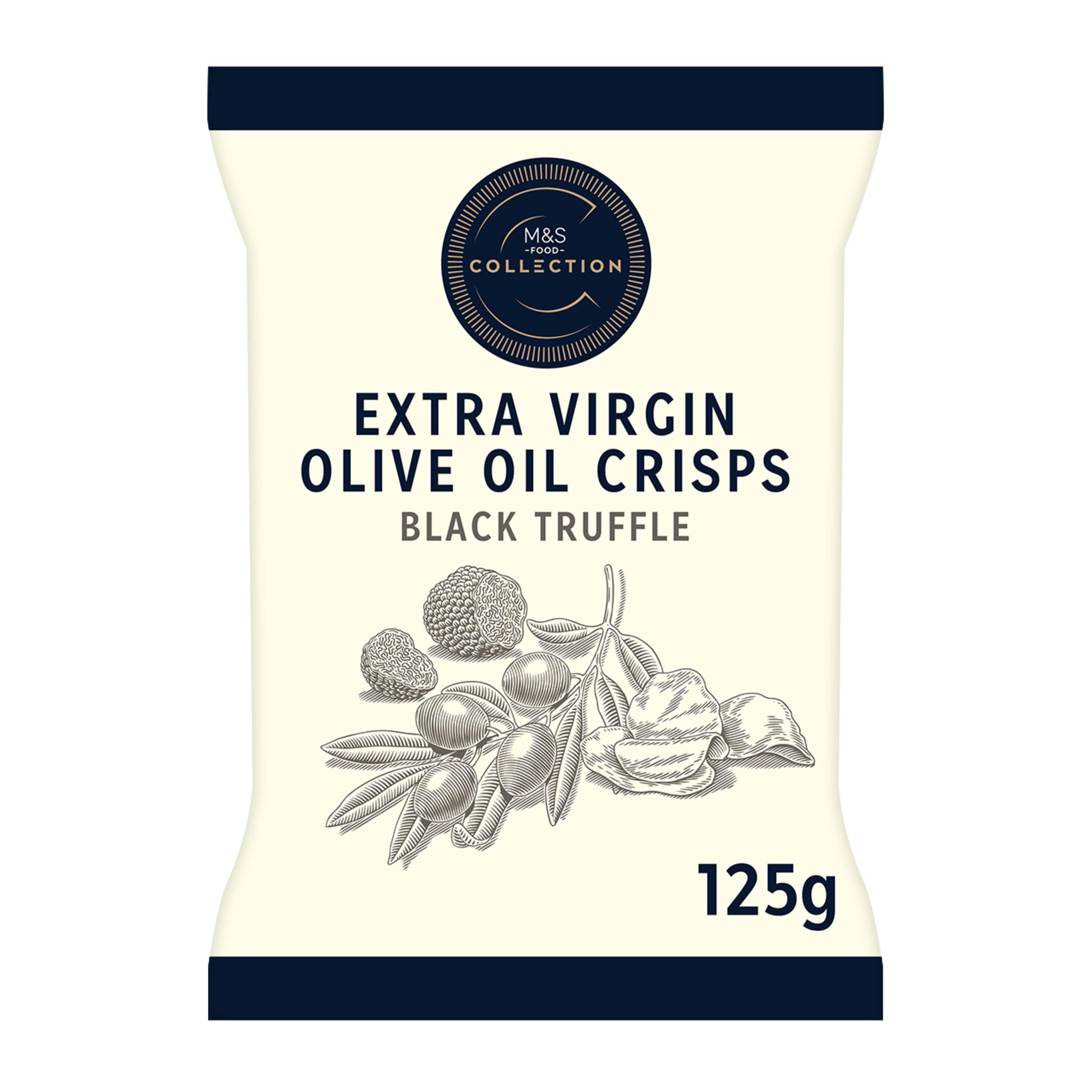 Collection Extra Virgin Olive Oil Crisps with Black Truffle 1 of 2