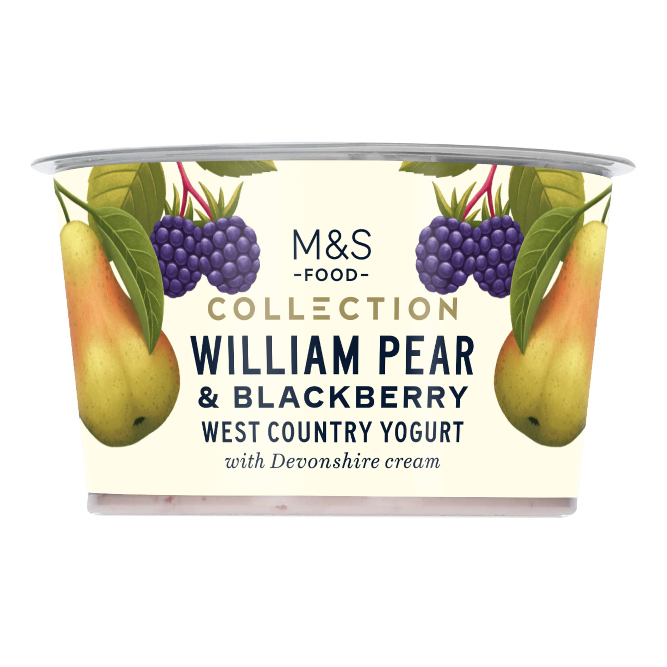 William Pear & Blackberry West Country Yogurt 1 of 1