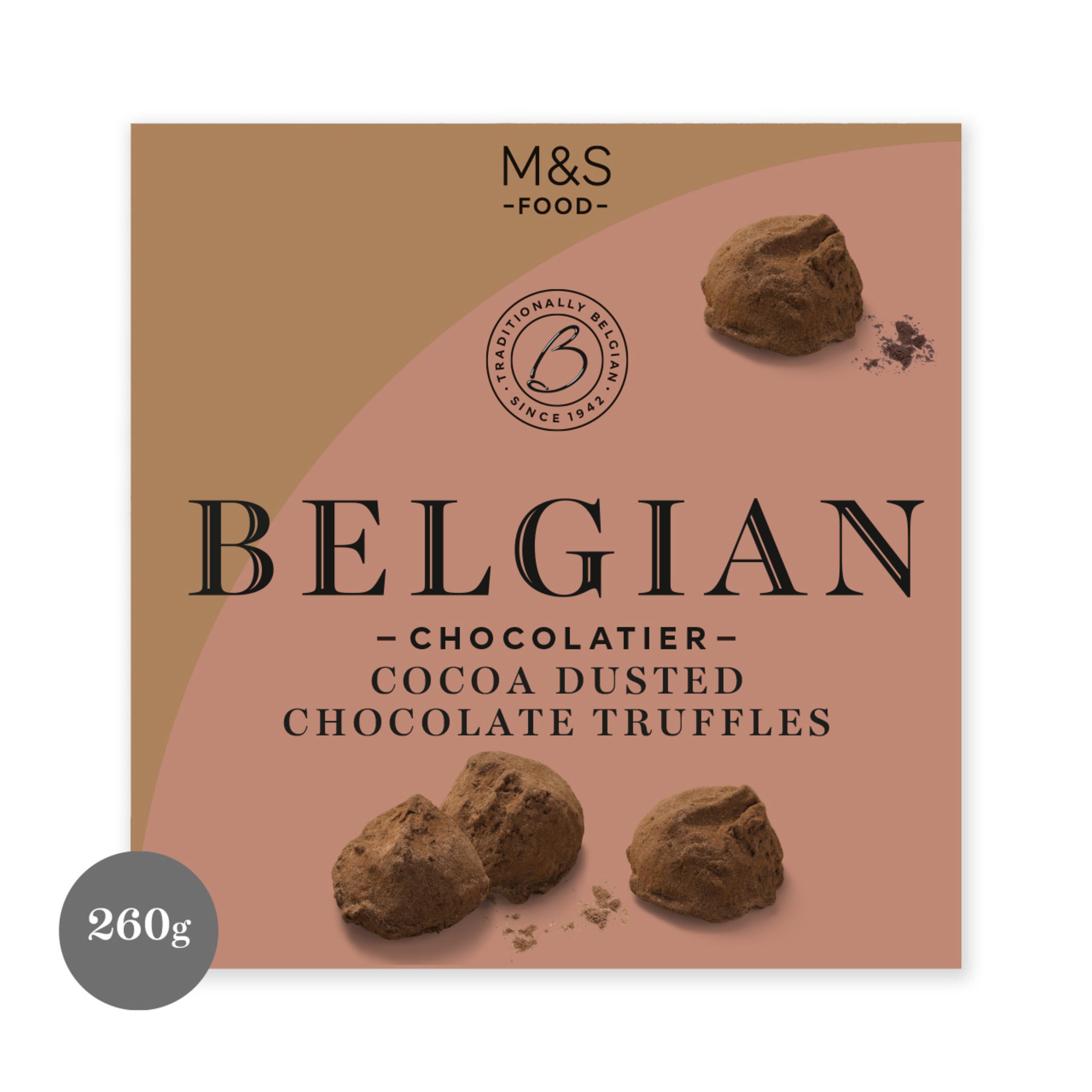 Belgian Cocoa Dusted Chocolate Truffles 1 of 2