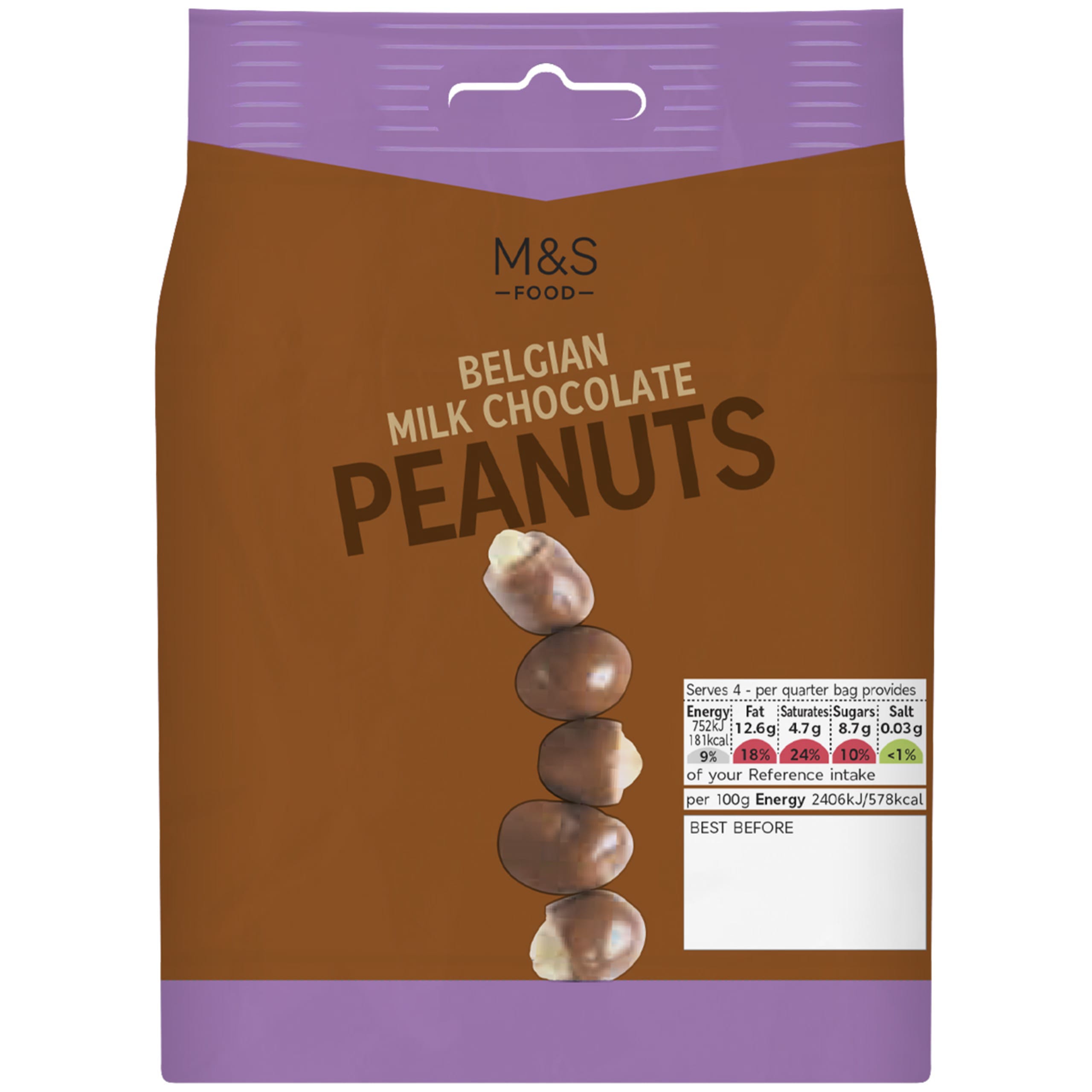 Belgian Milk Chocolate Peanuts 1 of 1