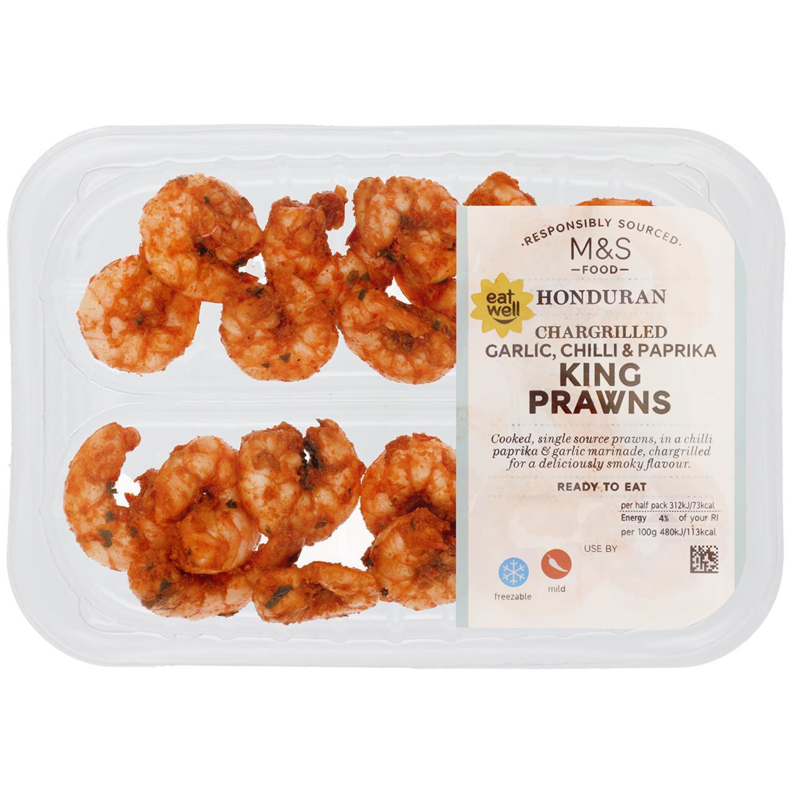 Chargrilled Garlic, Chilli and Paprika King Prawns 1 of 1