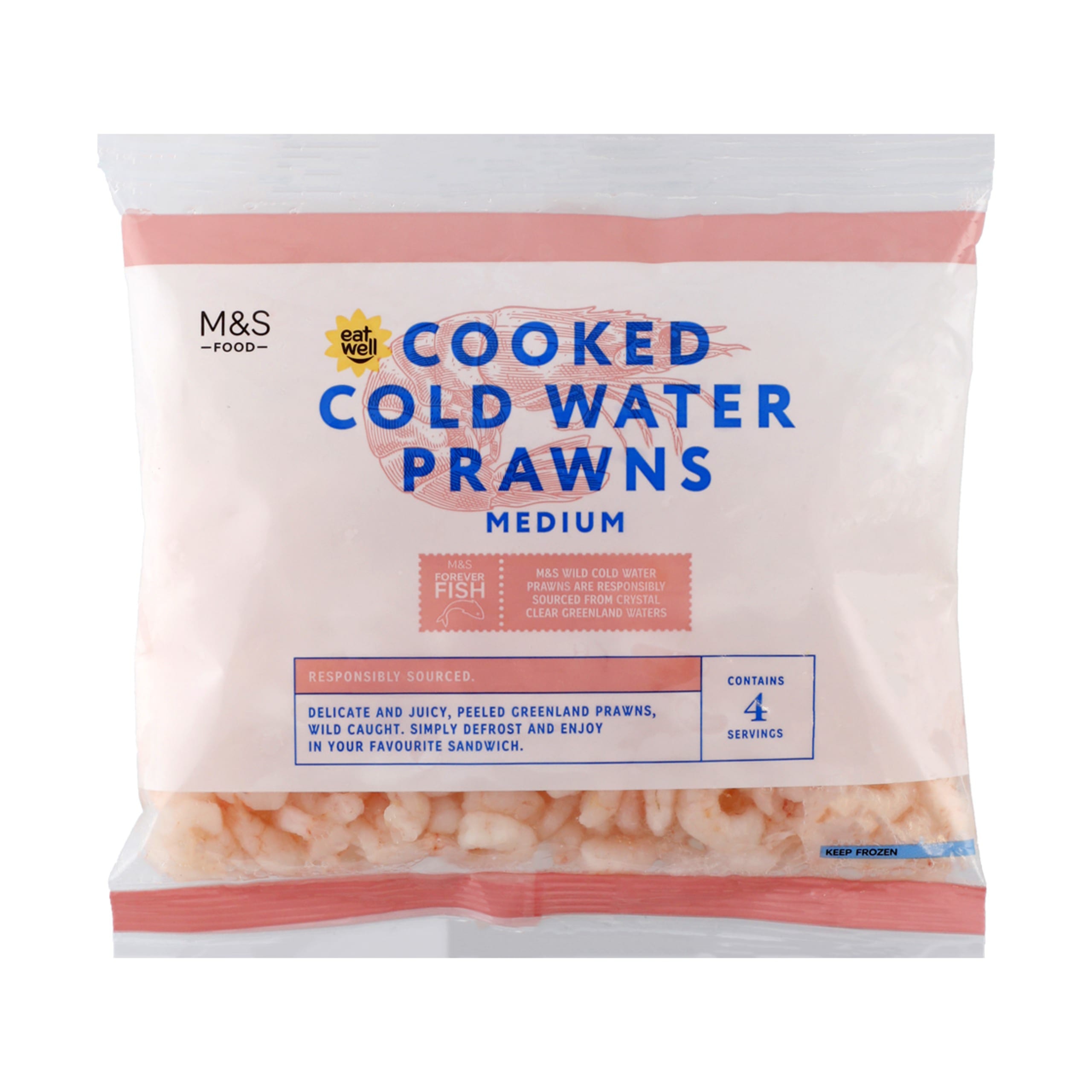 Cooked Cold Water Prawns 1 of 2