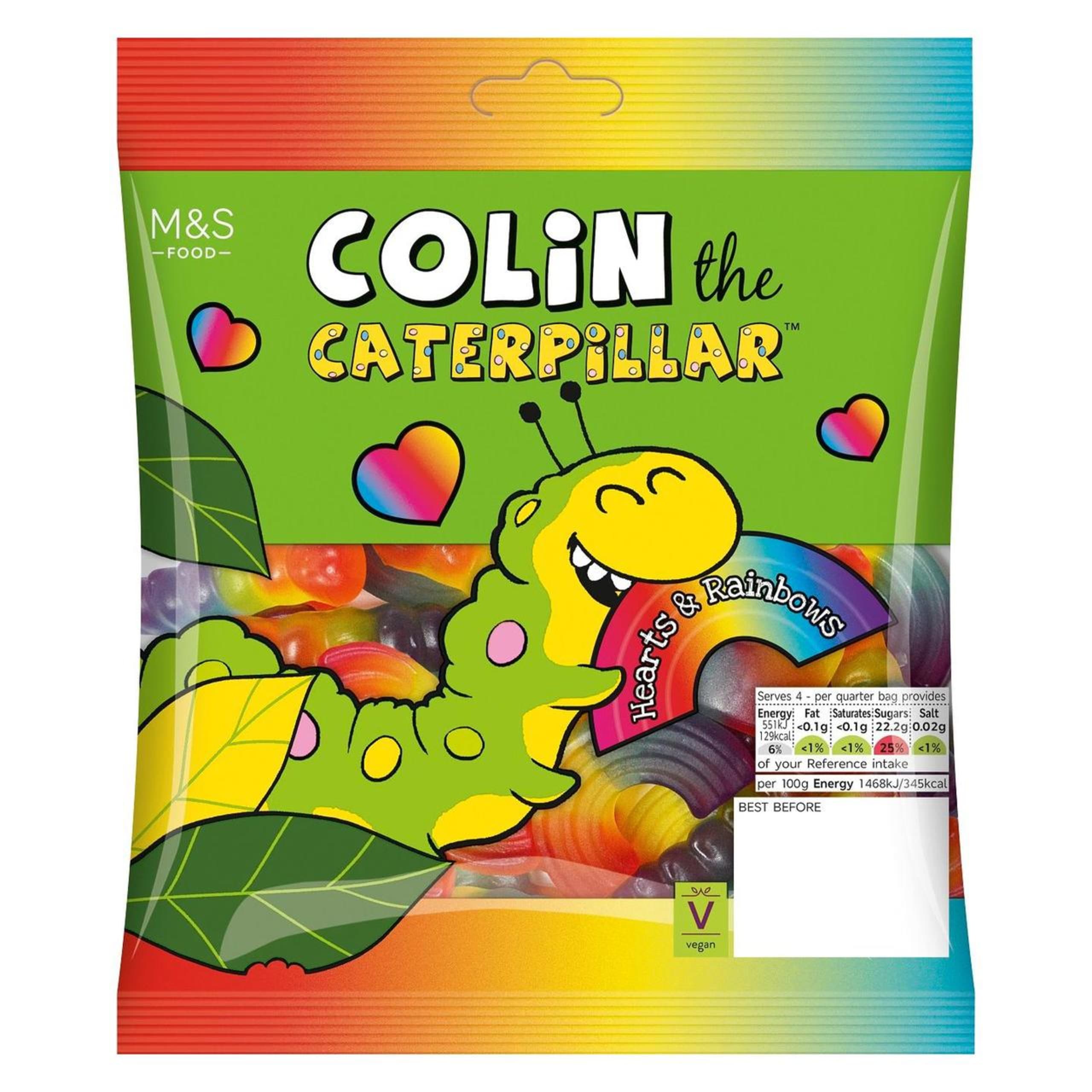 Colin the Caterpillar Hearts and Rainbows 1 of 1