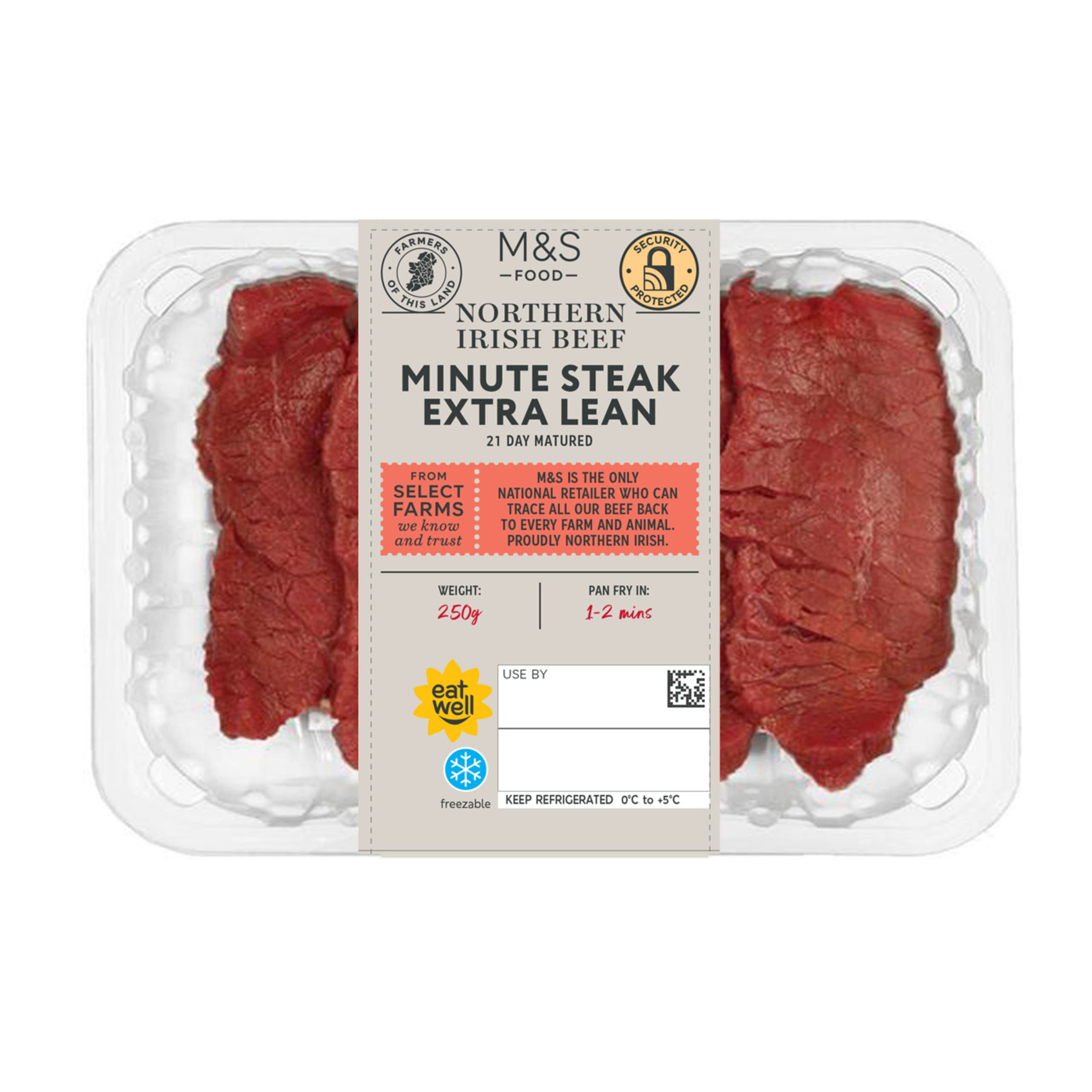 Northern Irish Beef Minute Steak Extra Lean 1 of 1