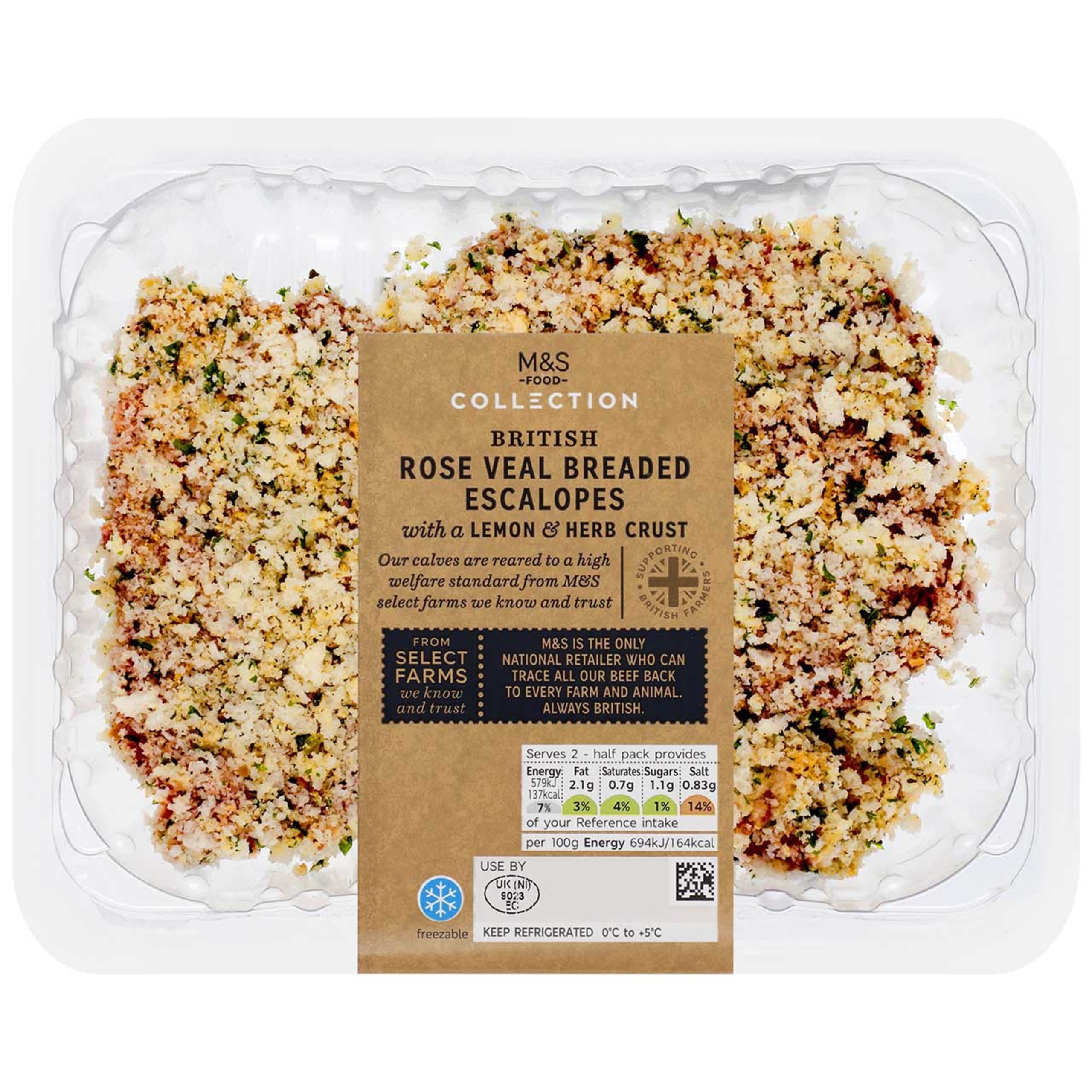 British Rose Veal Breaded Escalopes 1 of 1