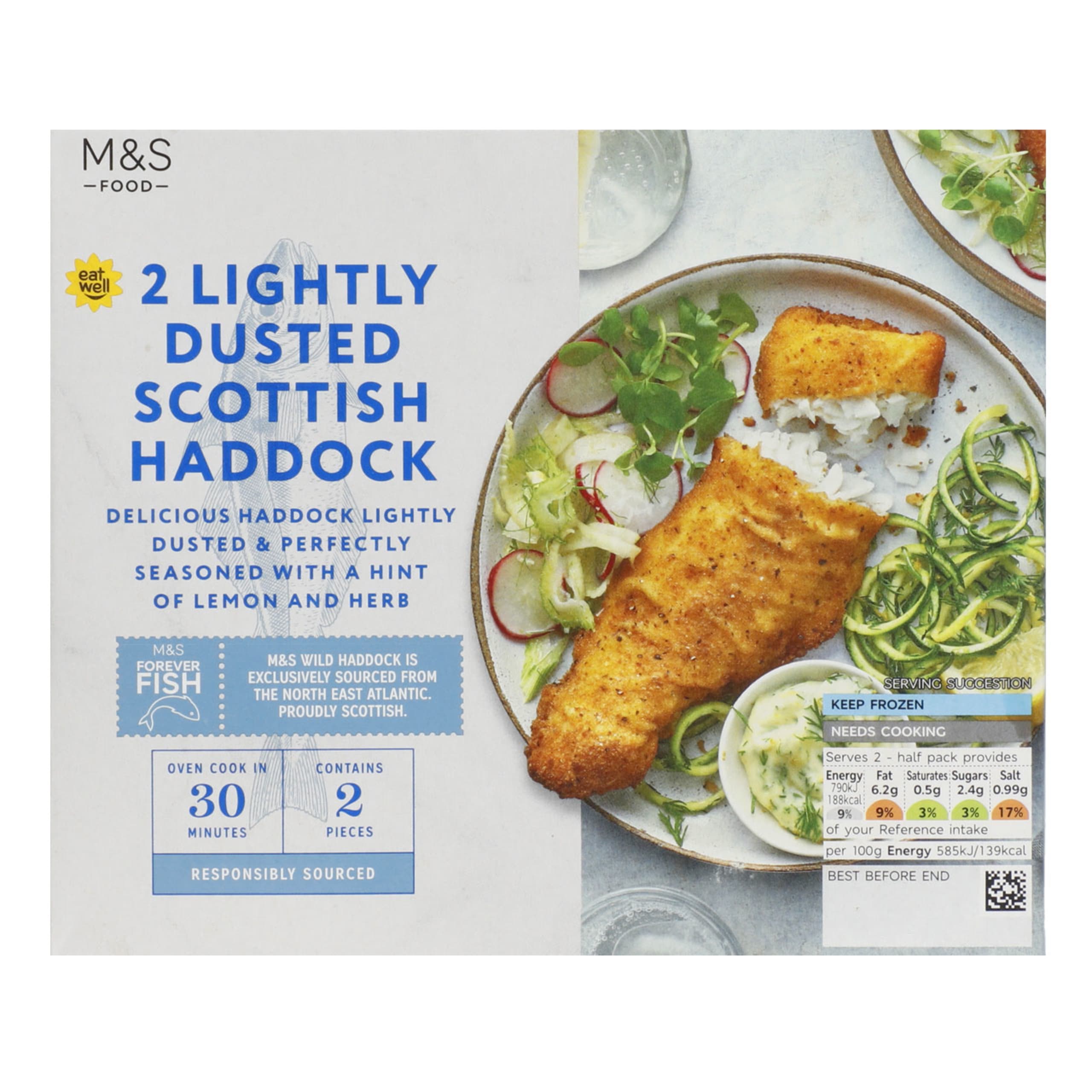 Lightly Dusted Scottish Haddock 1 of 1