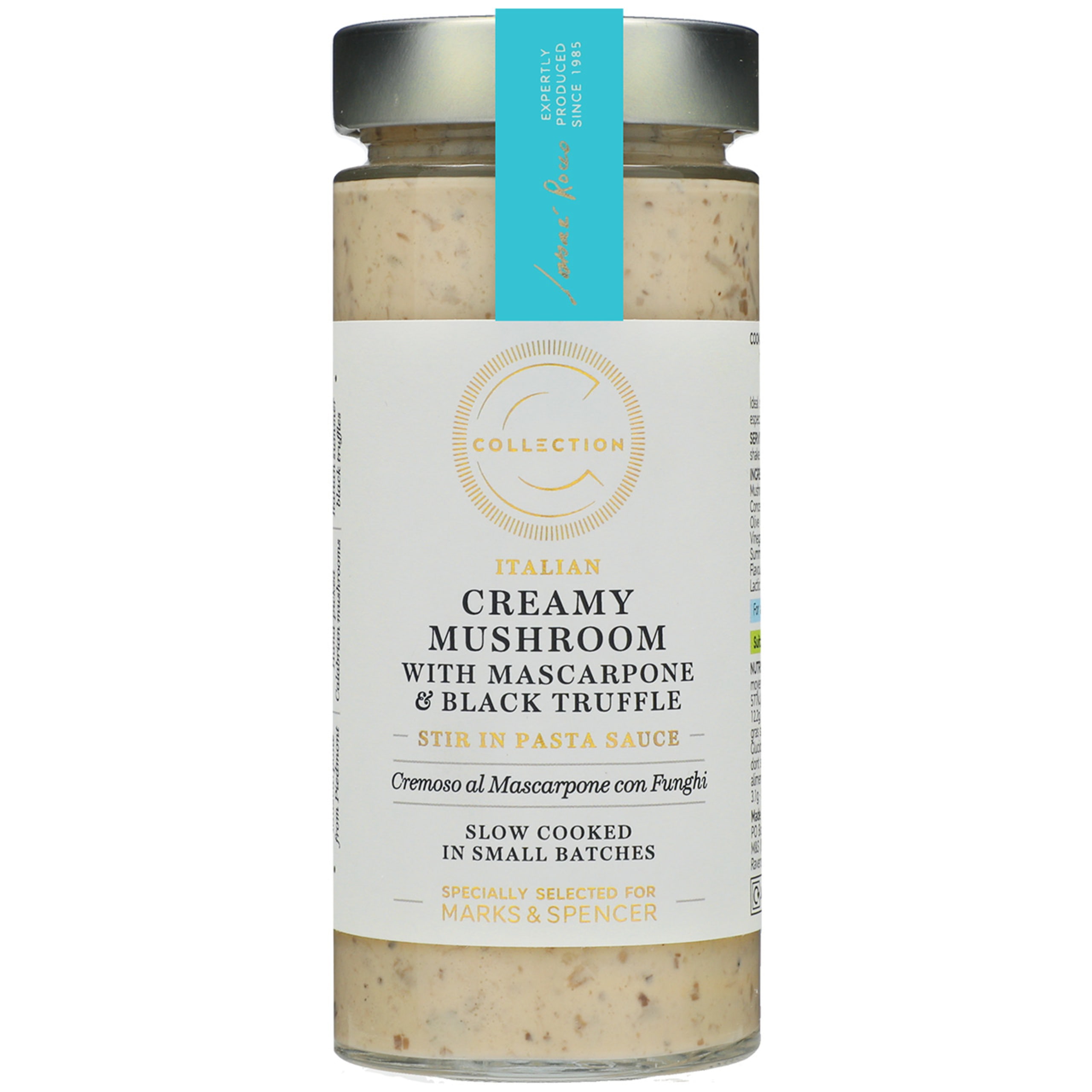 Collection Italian Creamy Mushroom with Mascarpone and Black Truffle Stir in Pasta Sauce 1 of 1