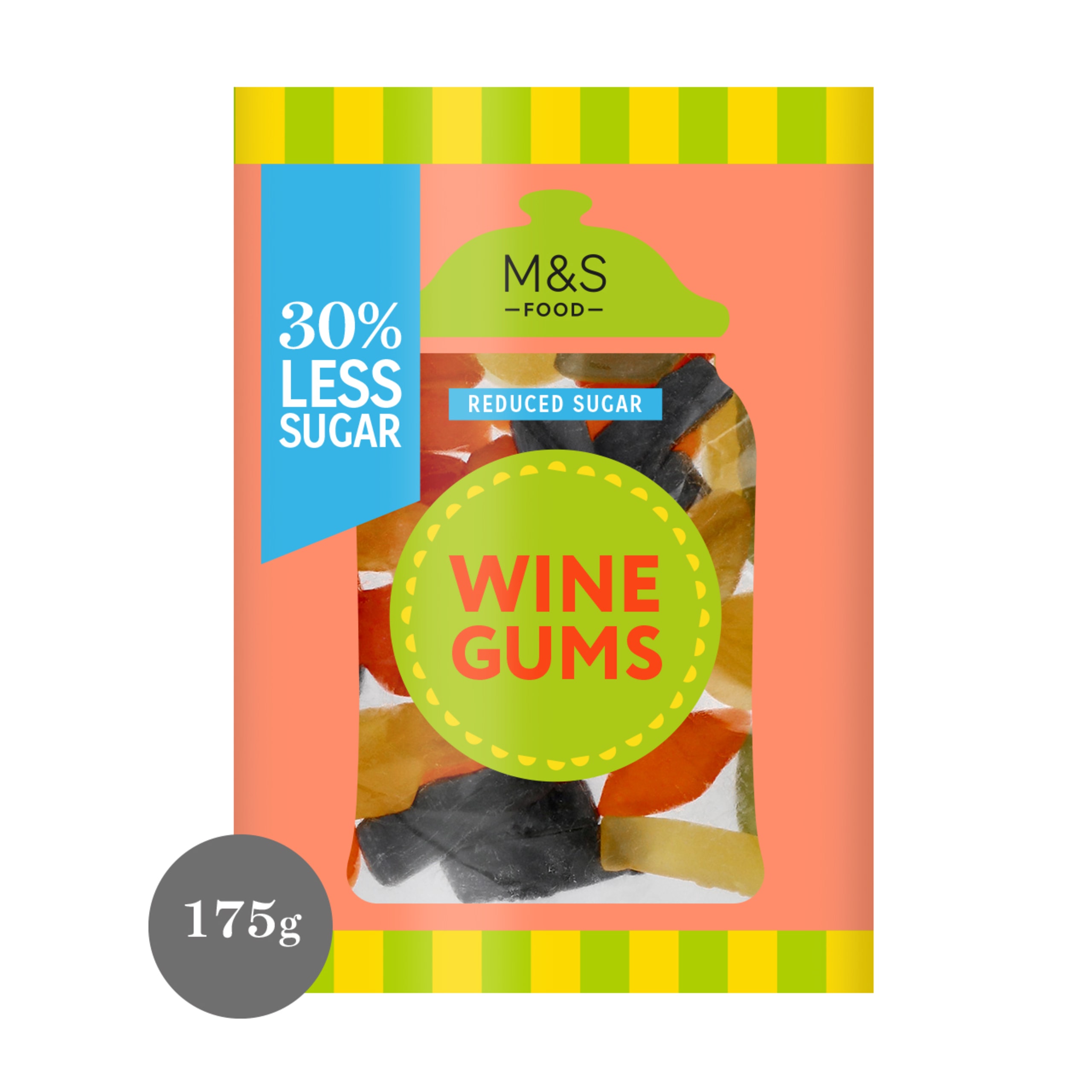 Reduced Sugar Wine Gums 1 of 1