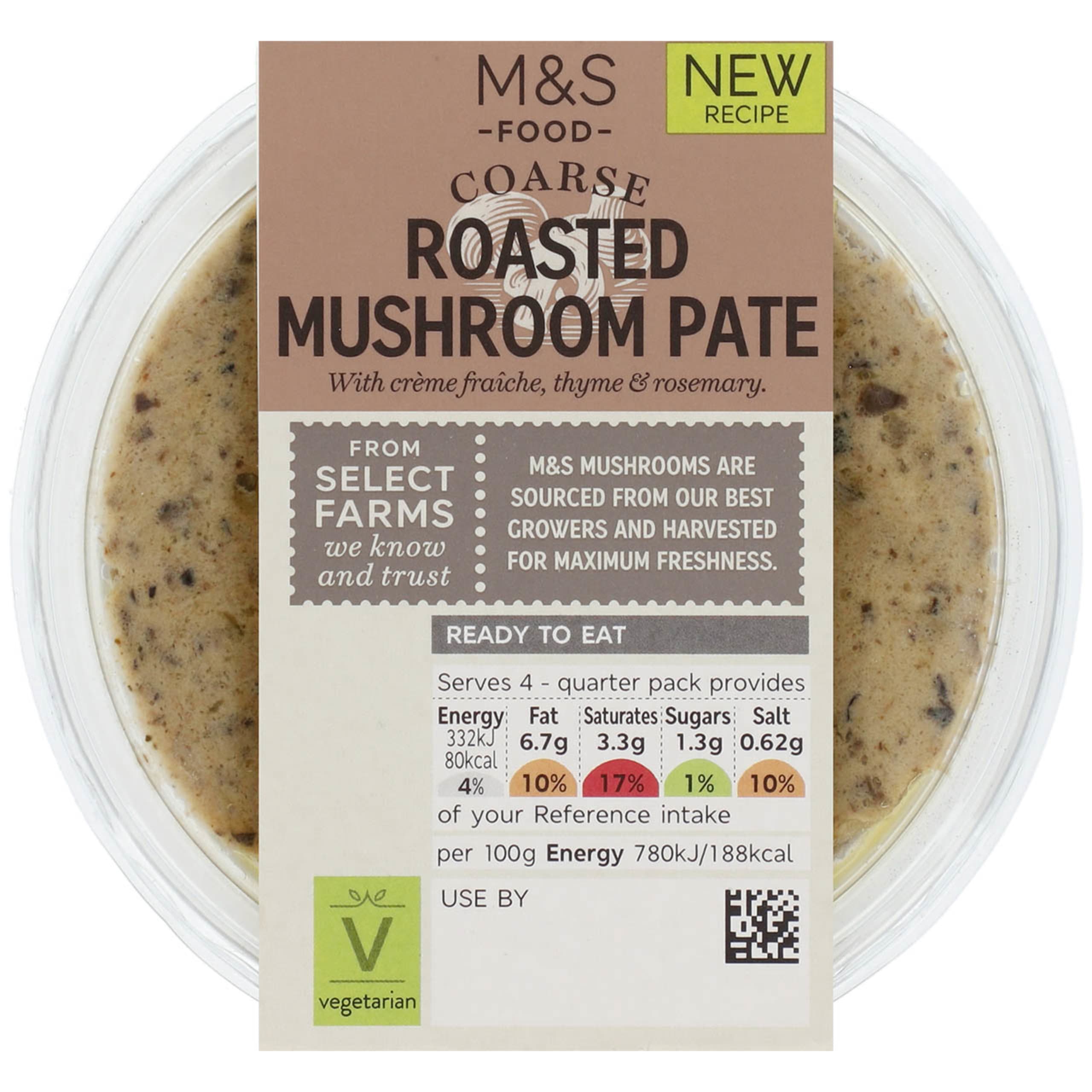 Coarse Roasted Mushroom Pâté 1 of 1