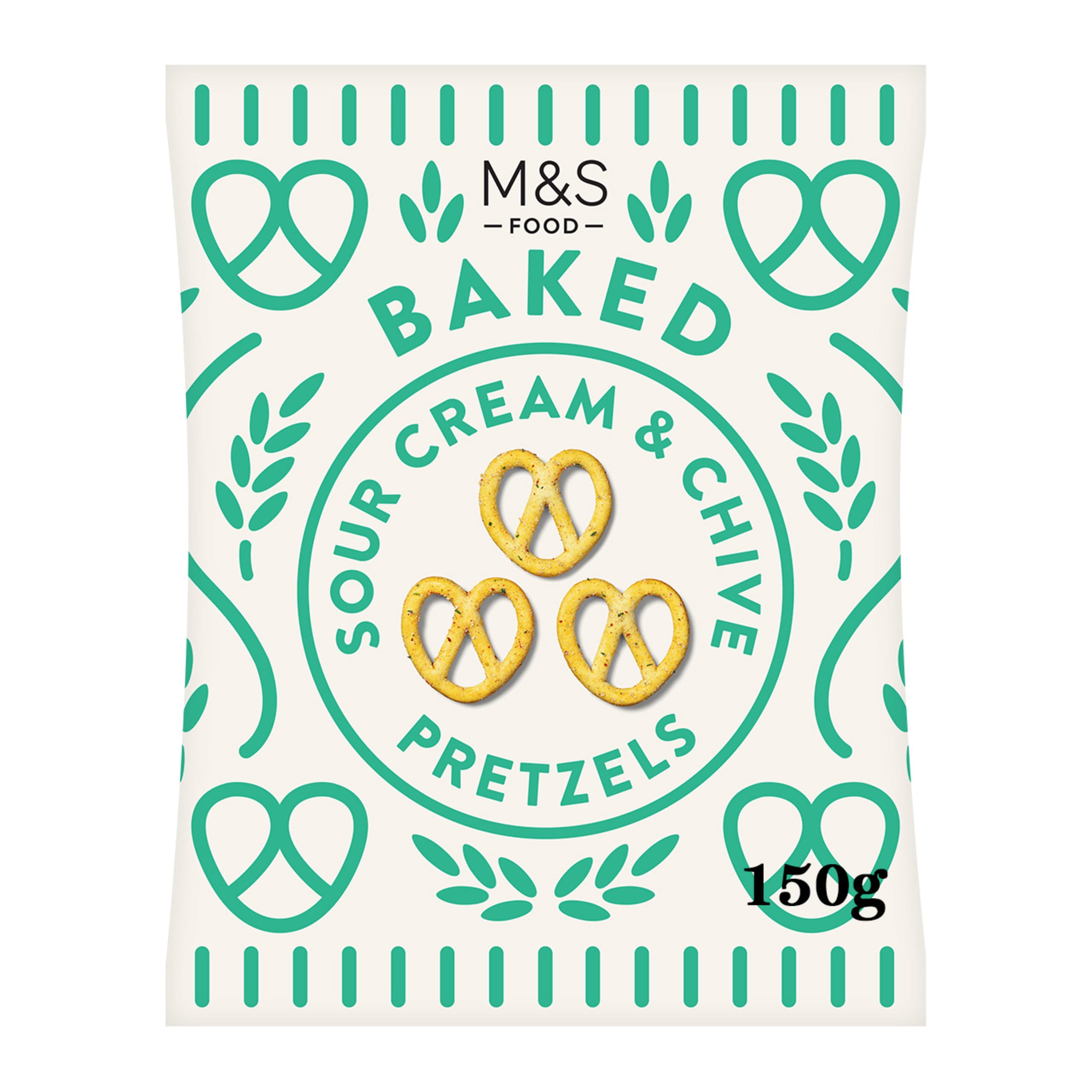 Baked Sour Cream and Chive Pretzels 1 of 1