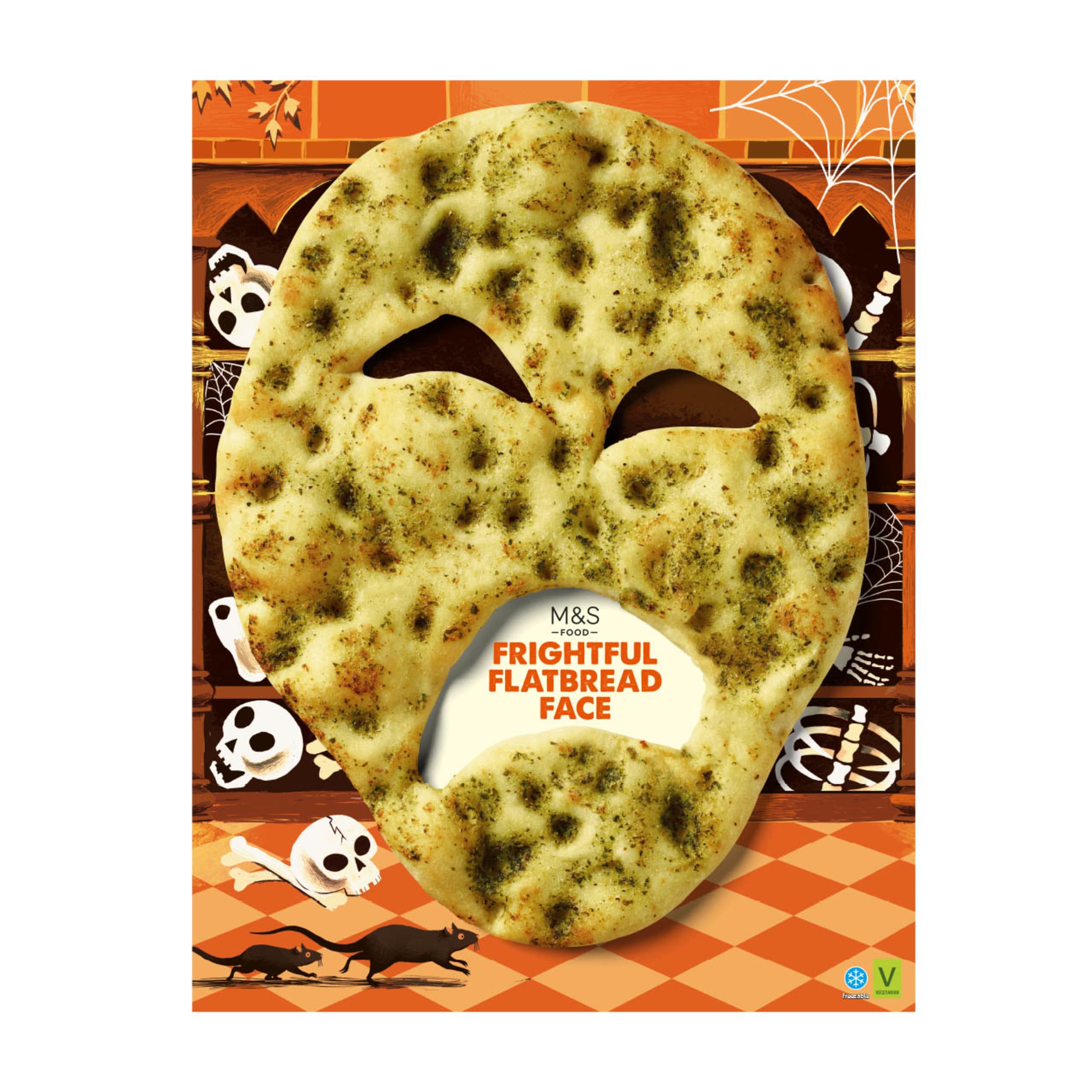 Frightful Flatbread Face 1 of 3