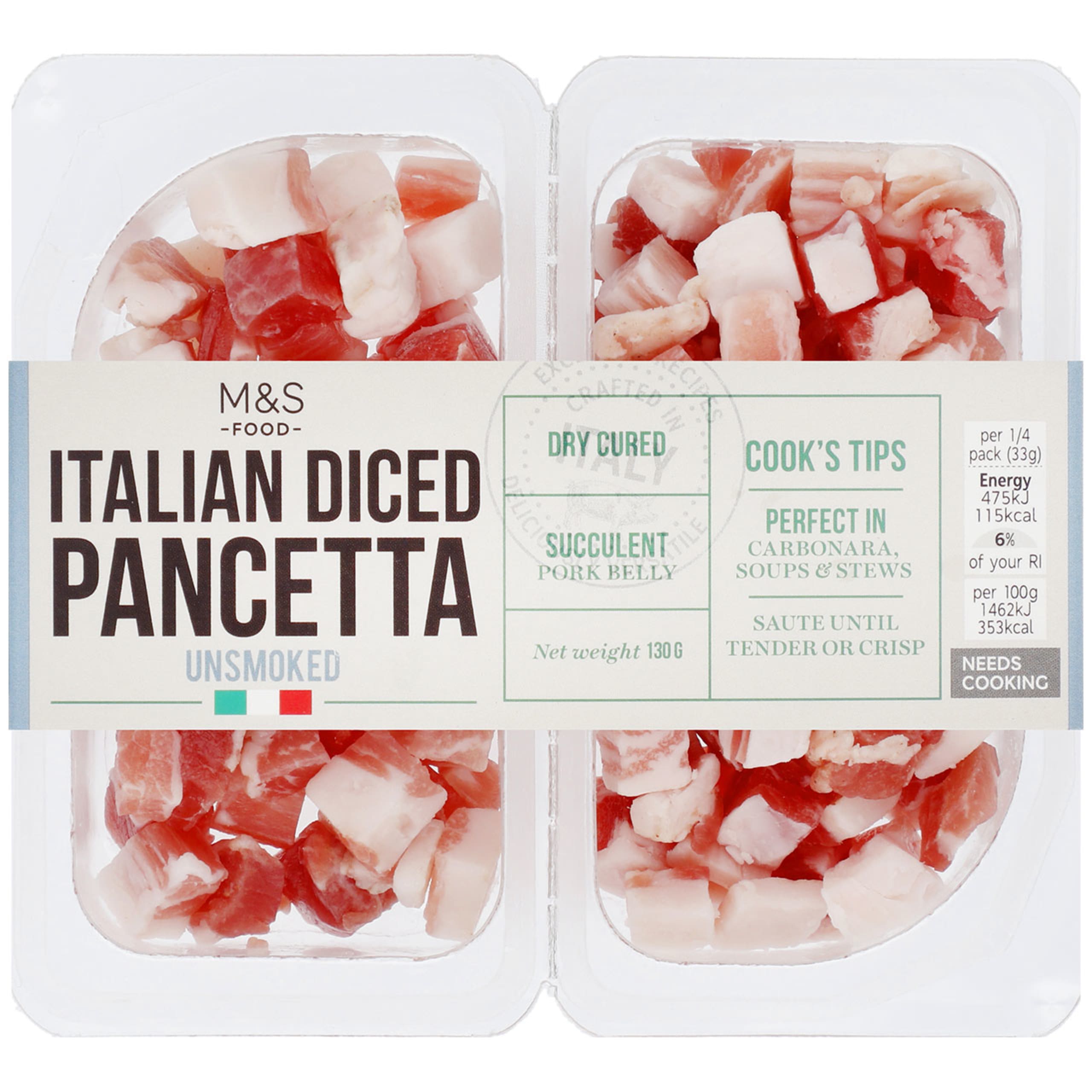 Italian Diced Pancetta 1 of 1
