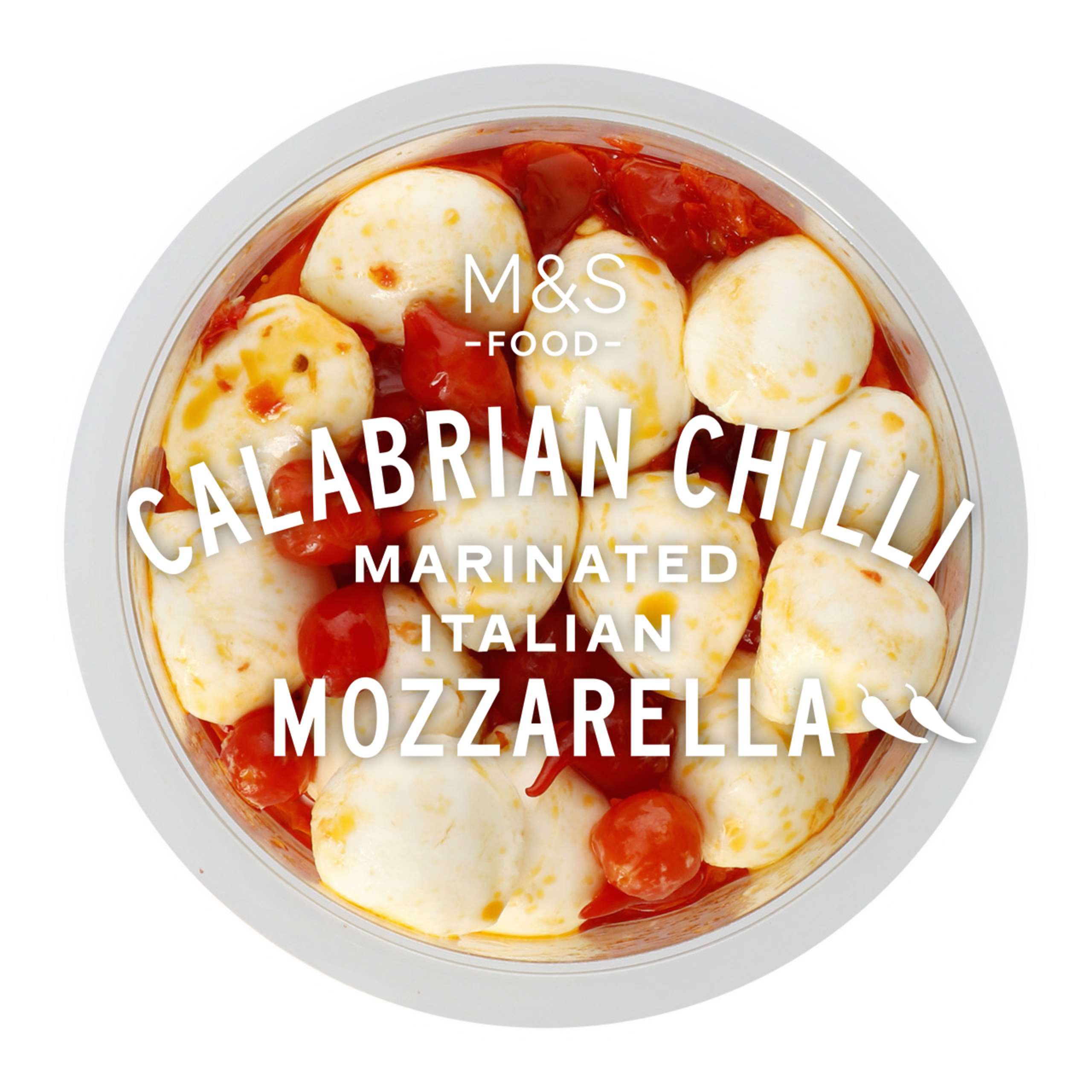 Calabrian Chilli Marinated Italian Mozzarella 1 of 2