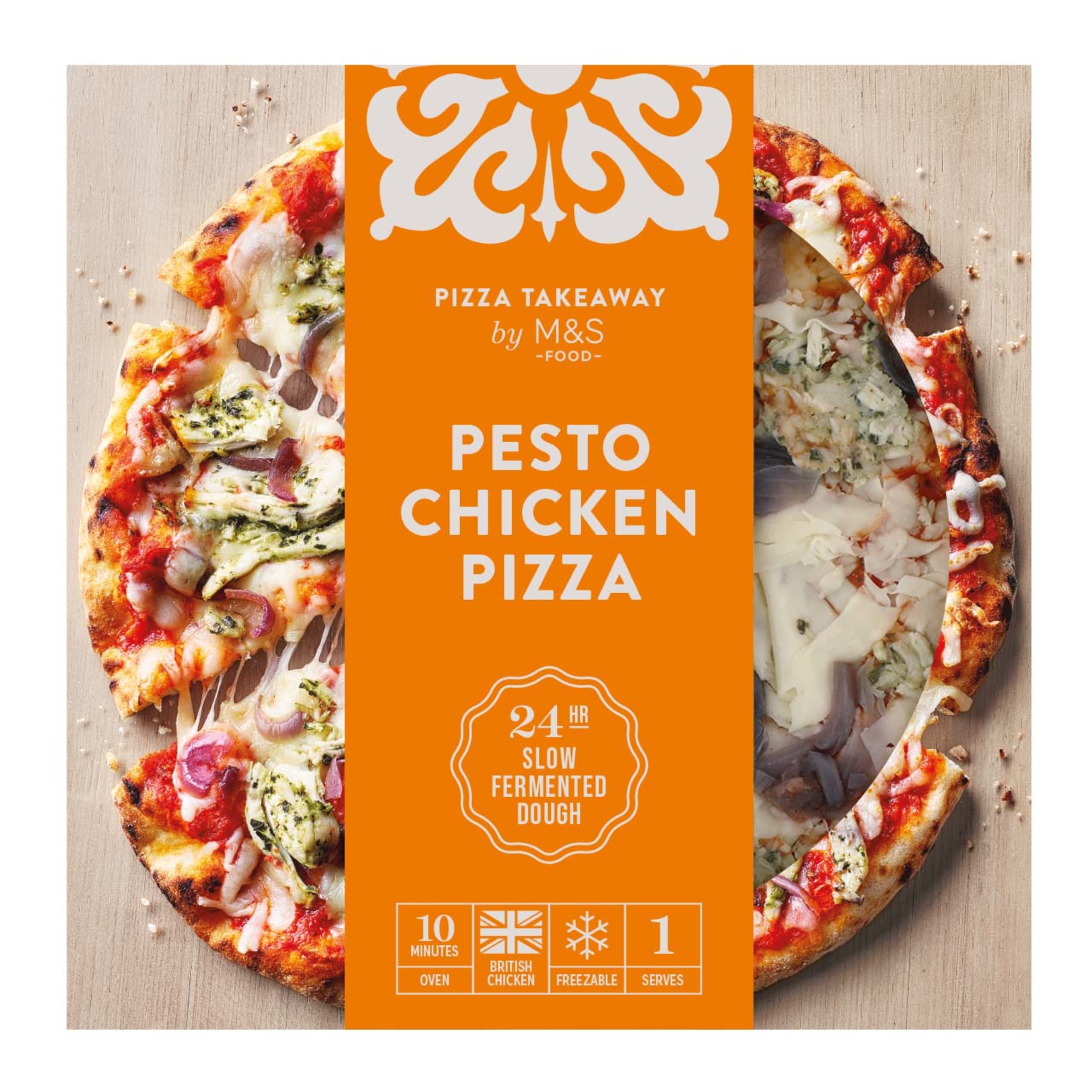 Pesto Chicken Pizza 1 of 1