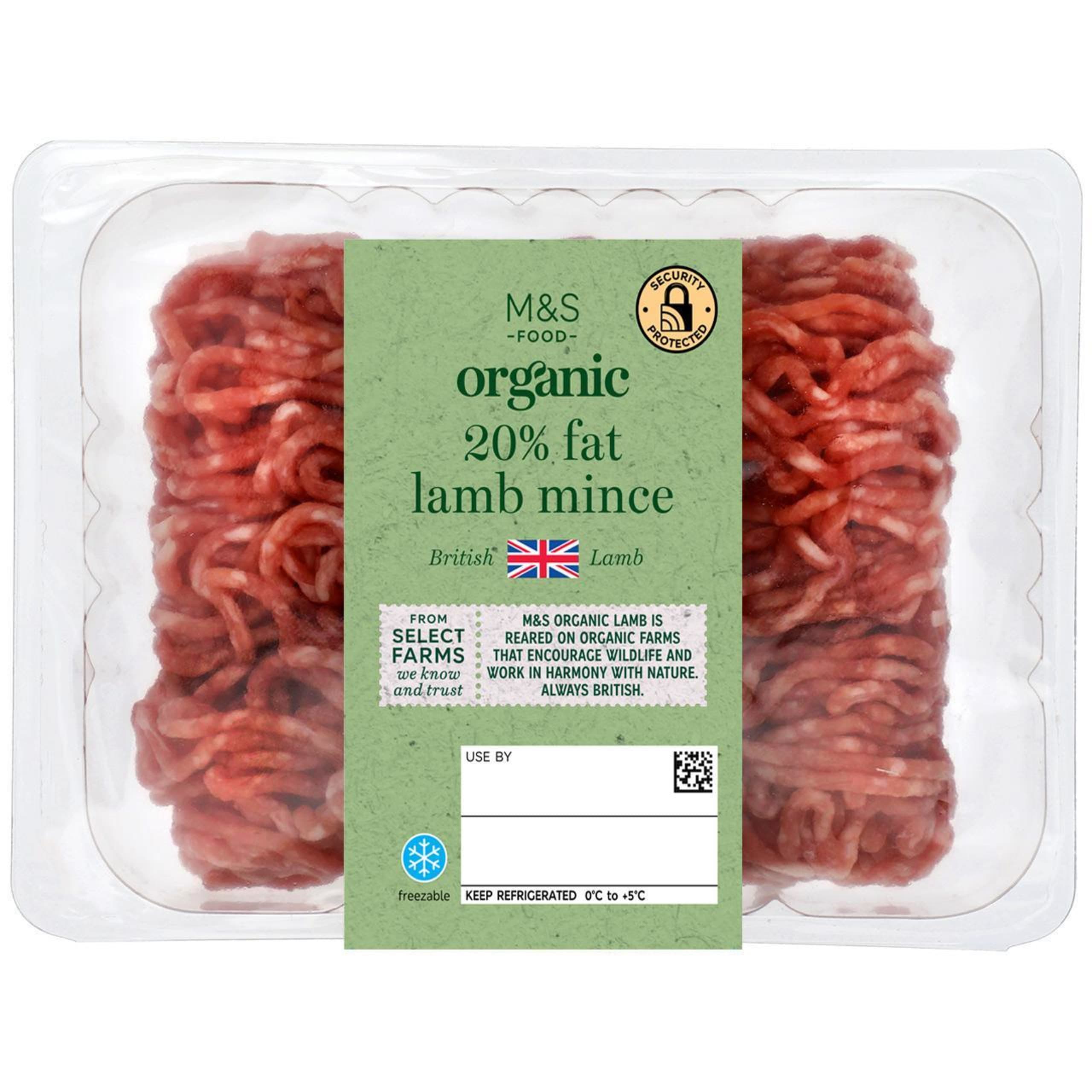 Organic 20% Fat Lamb Mince 1 of 1