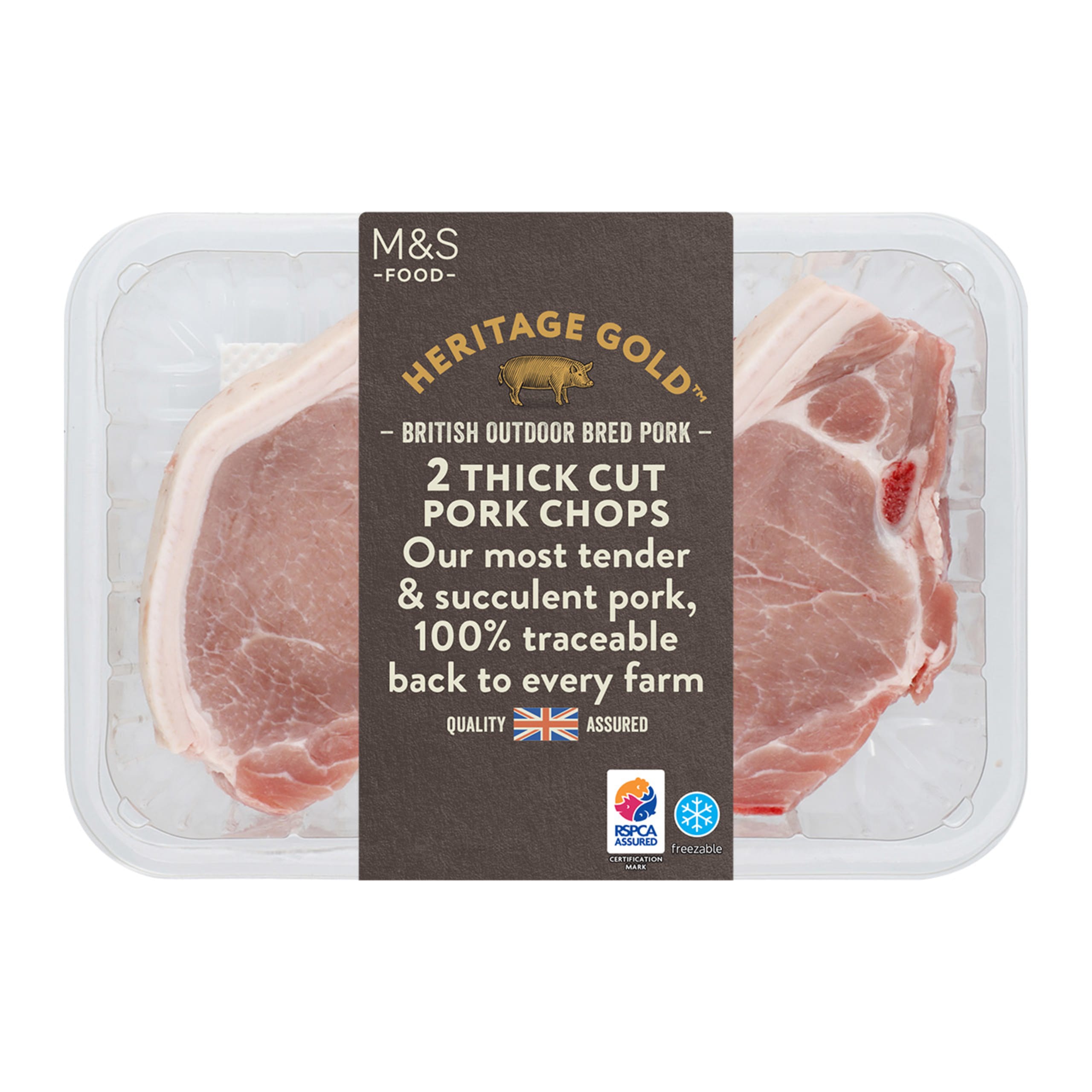 Outdoor Bred Pork Thick Cut Chops 1 of 2