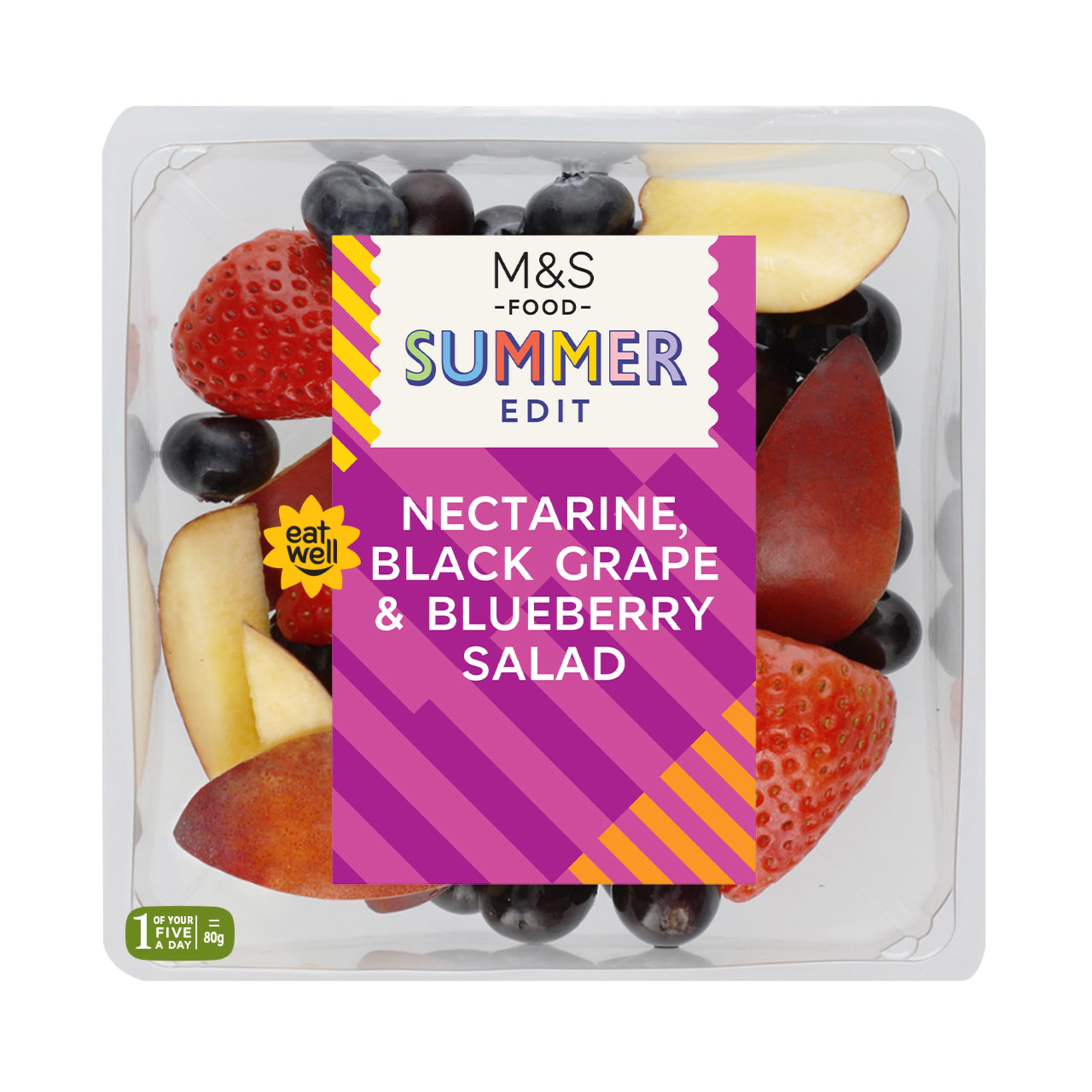 Nectarine, Black Grape and Blueberry Salad 1 of 1