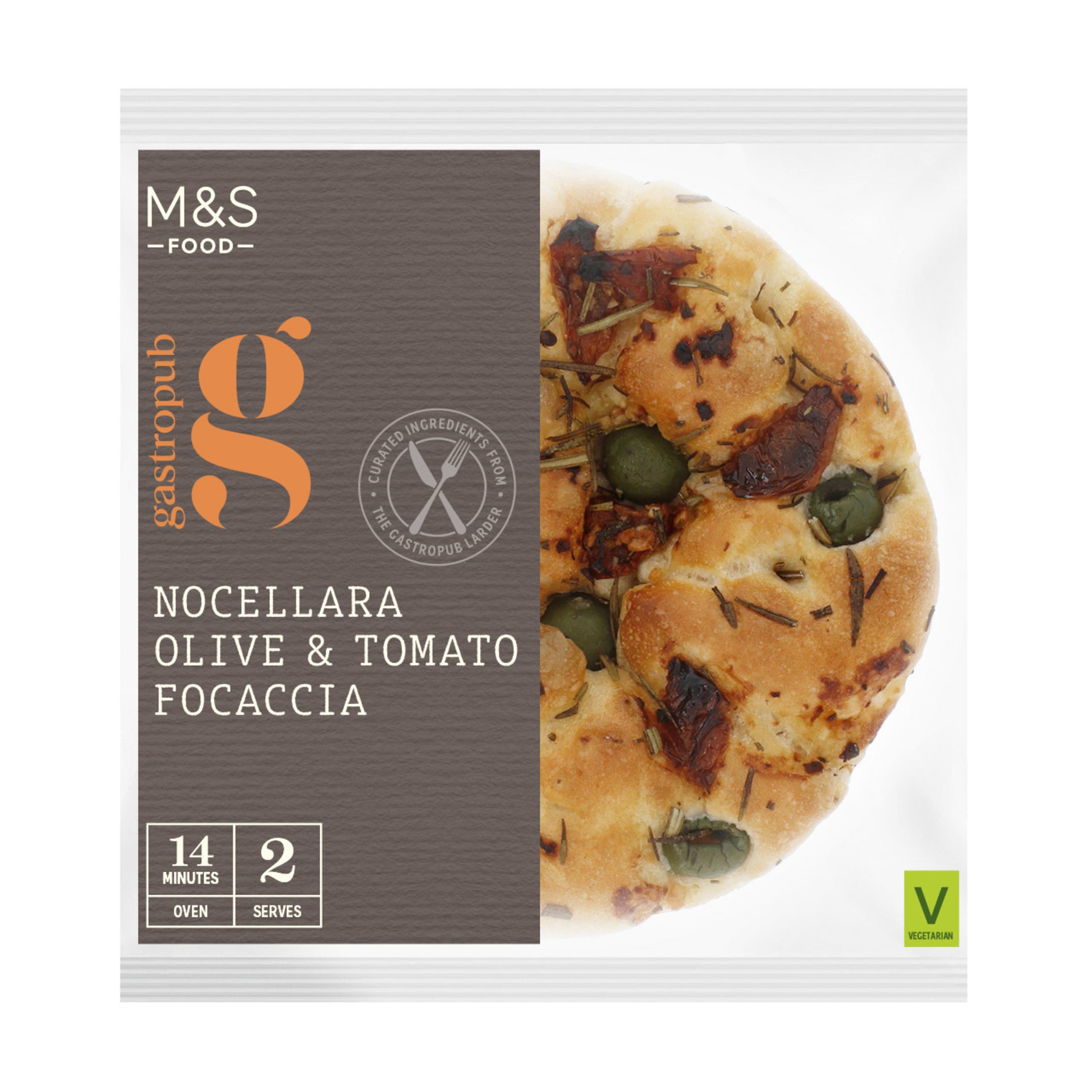 Nocellara Olive & Tomato Focaccia 1 of 1