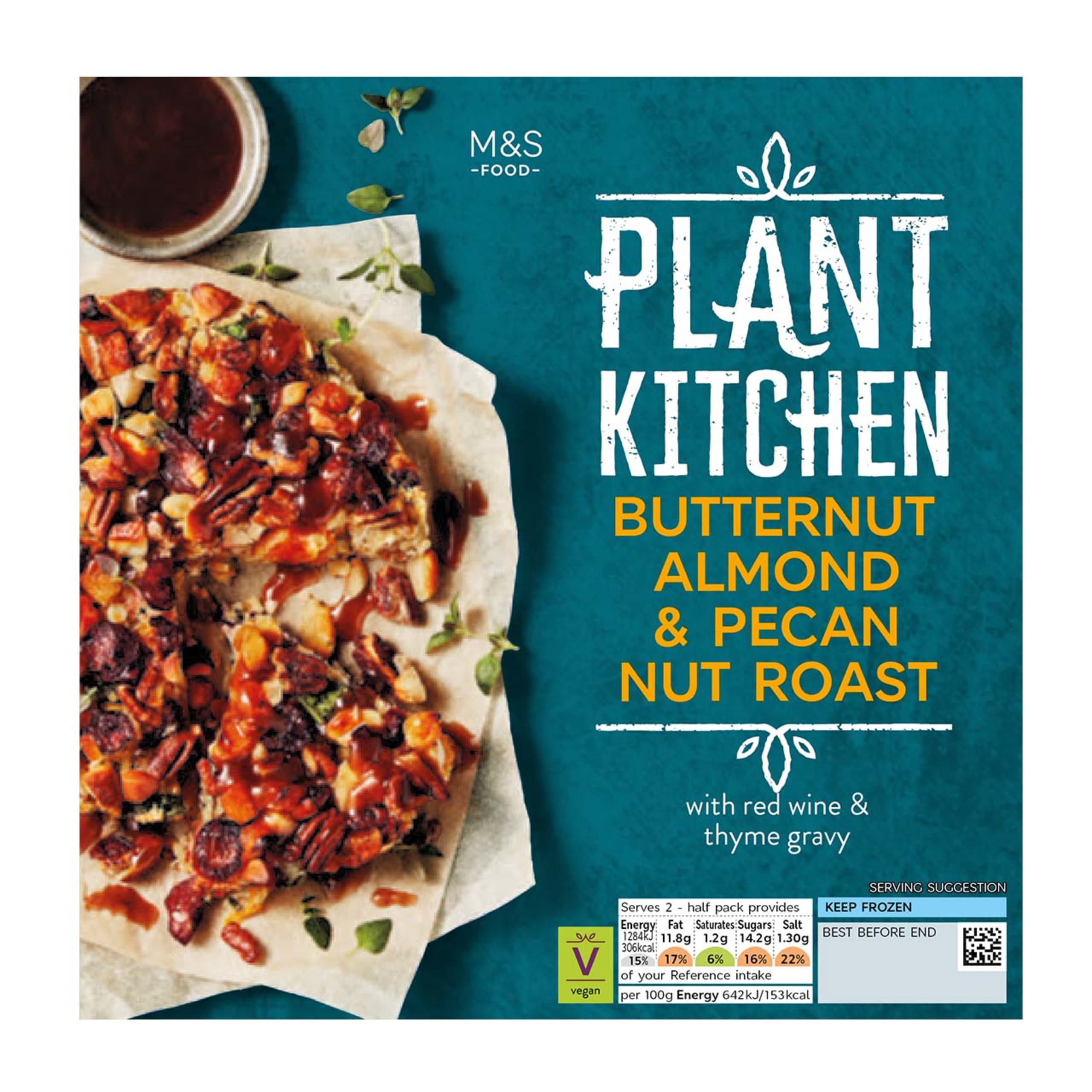 Plant Kitchen Butternut, Almond and Pecan Nut Roast 1 of 1