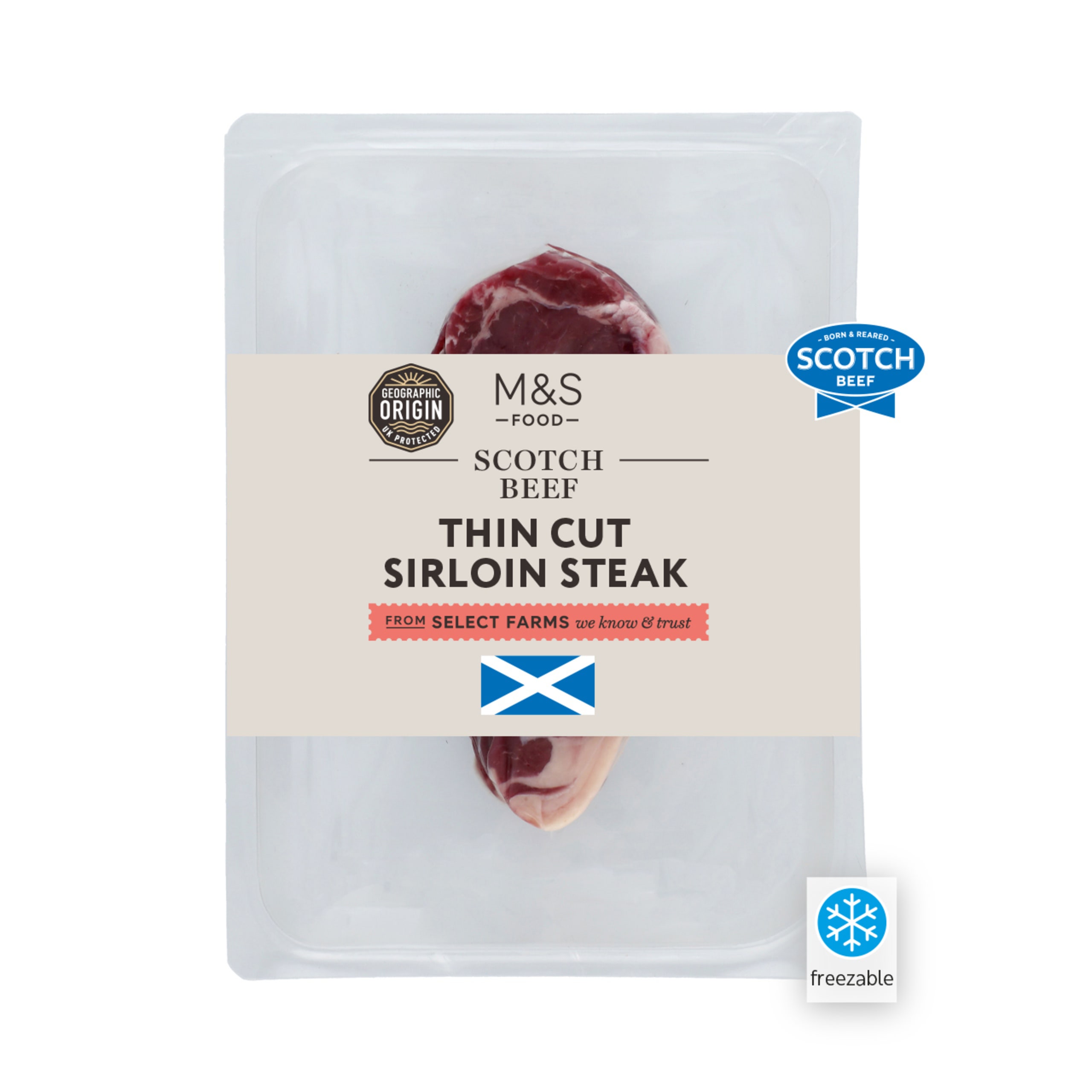 Scotch Beef Thick Cut Sirloin Steak 1 of 1