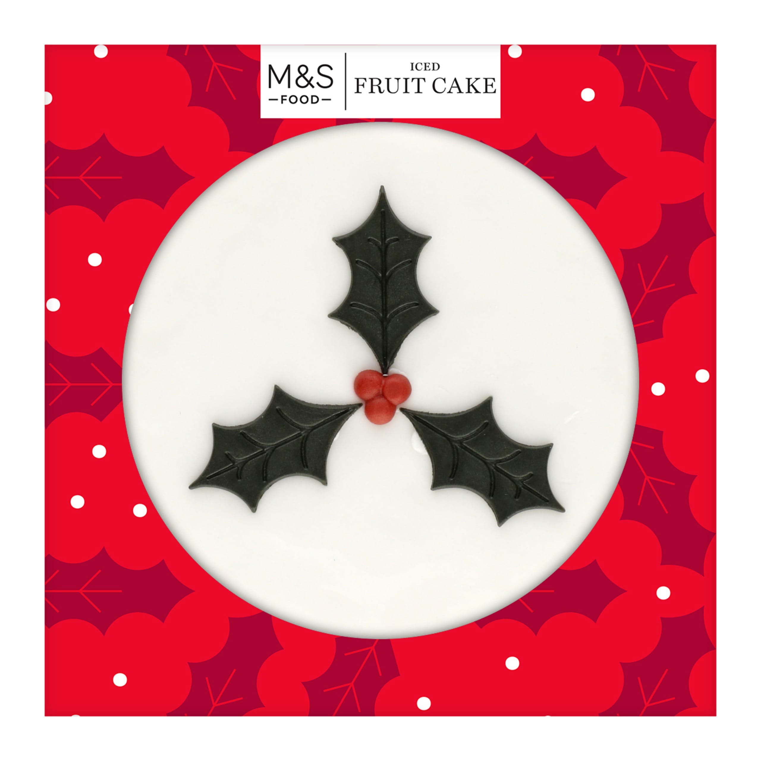 Top Iced Christmas Cake 1 of 1