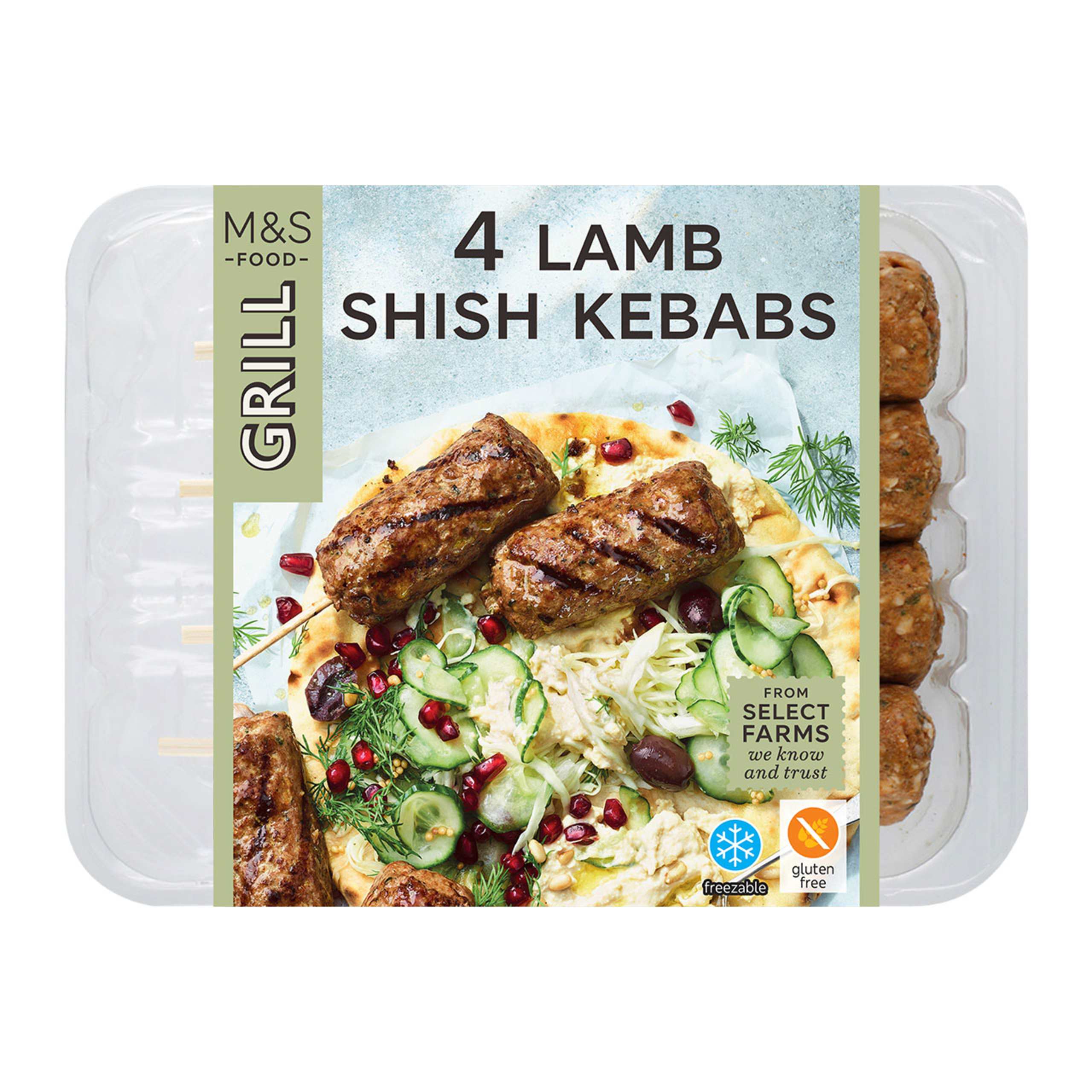 4 Lamb Shish Kebabs 1 of 1