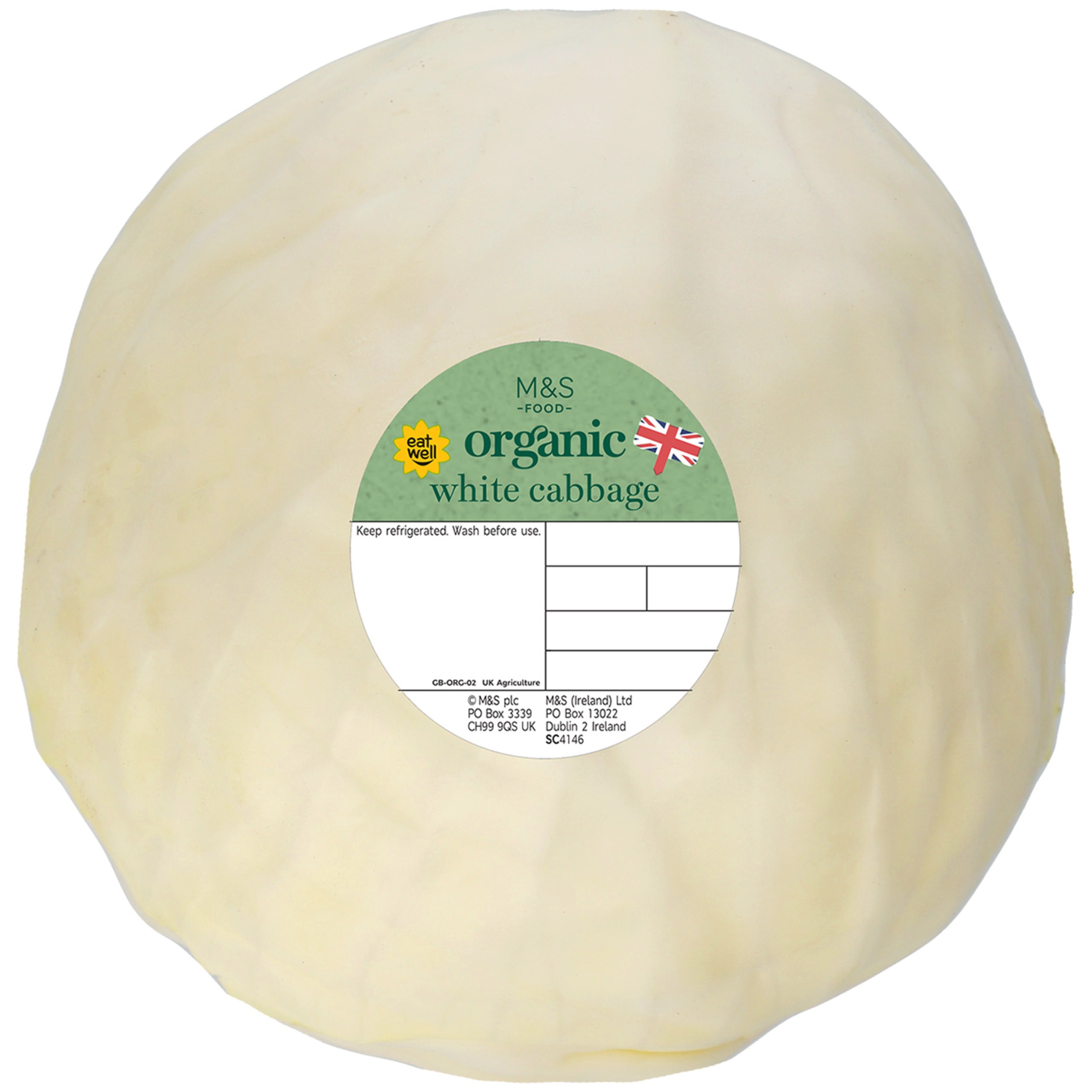 Whole White Cabbage 1 of 1