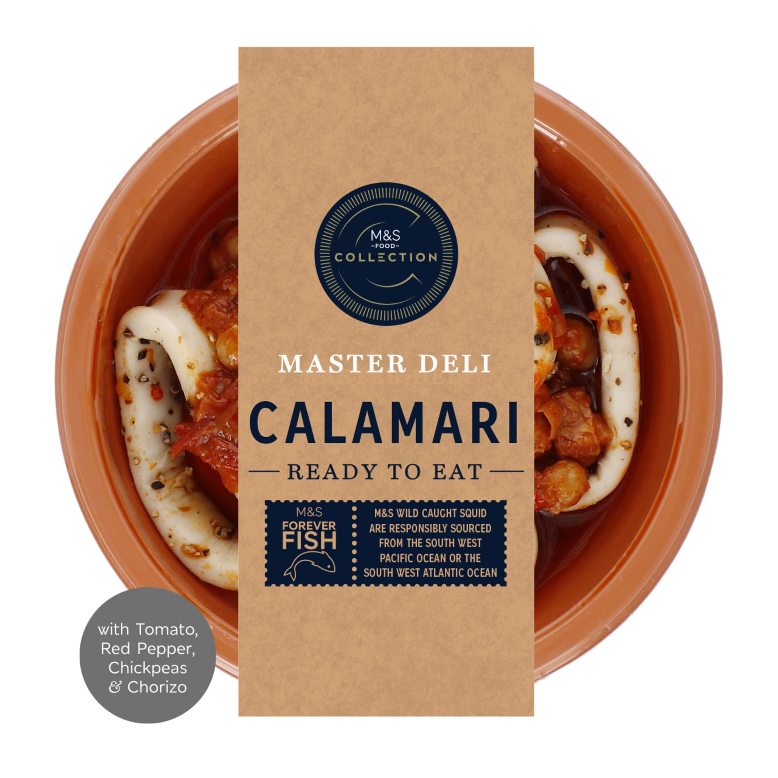 Collection Master Deli Calamari with Tomato, Red Pepper, Chickpeas and Chorizo 1 of 2