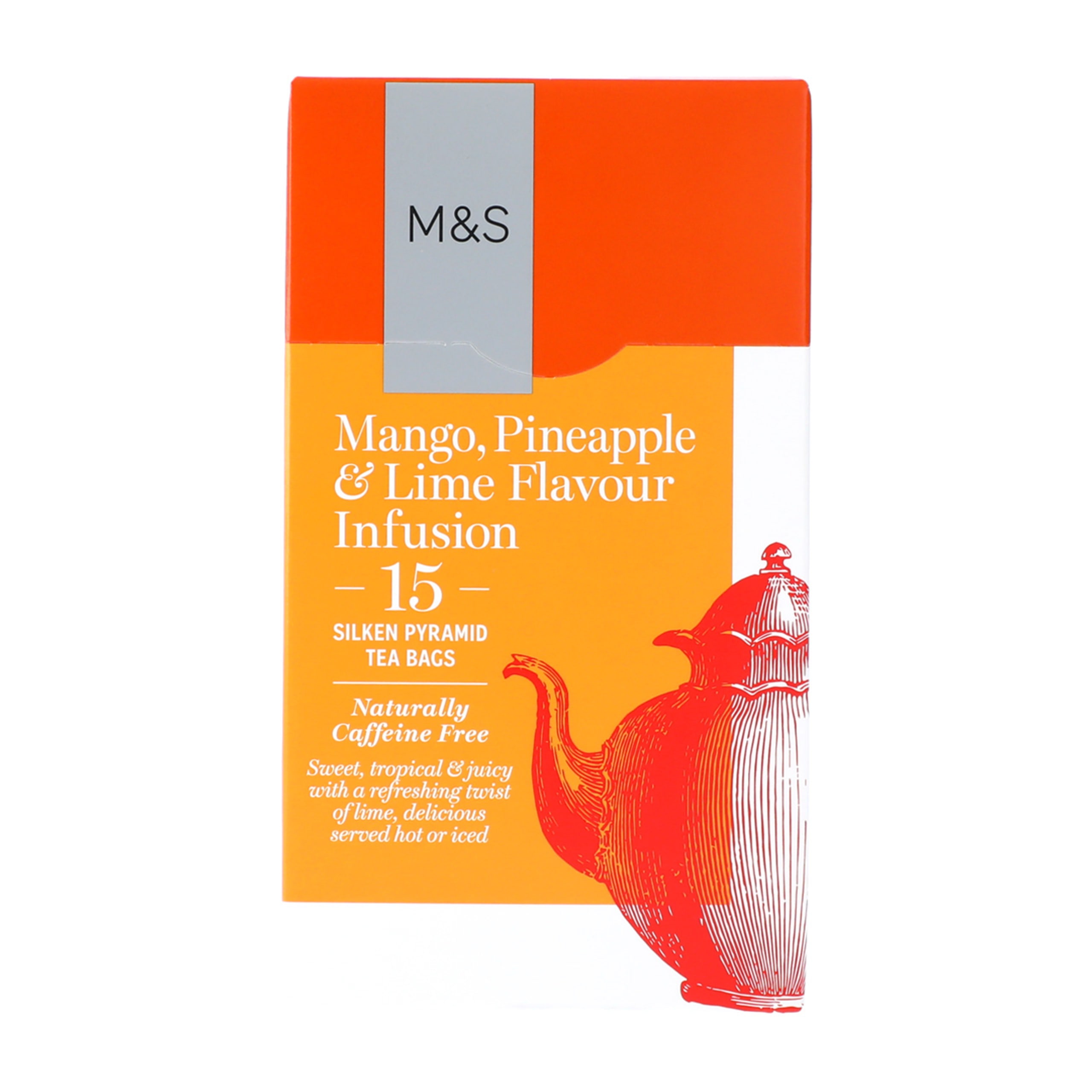 Mango, Pineapple and Lime Flavour Infusion Tea Bags 1 of 1