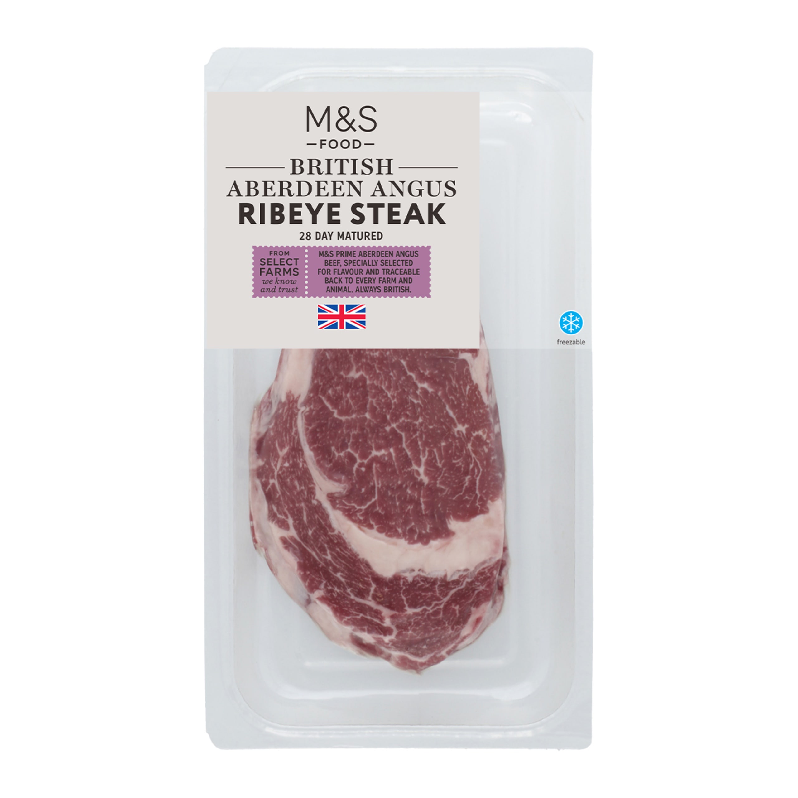 British Aberdeen Angus Ribeye Steak 1 of 1