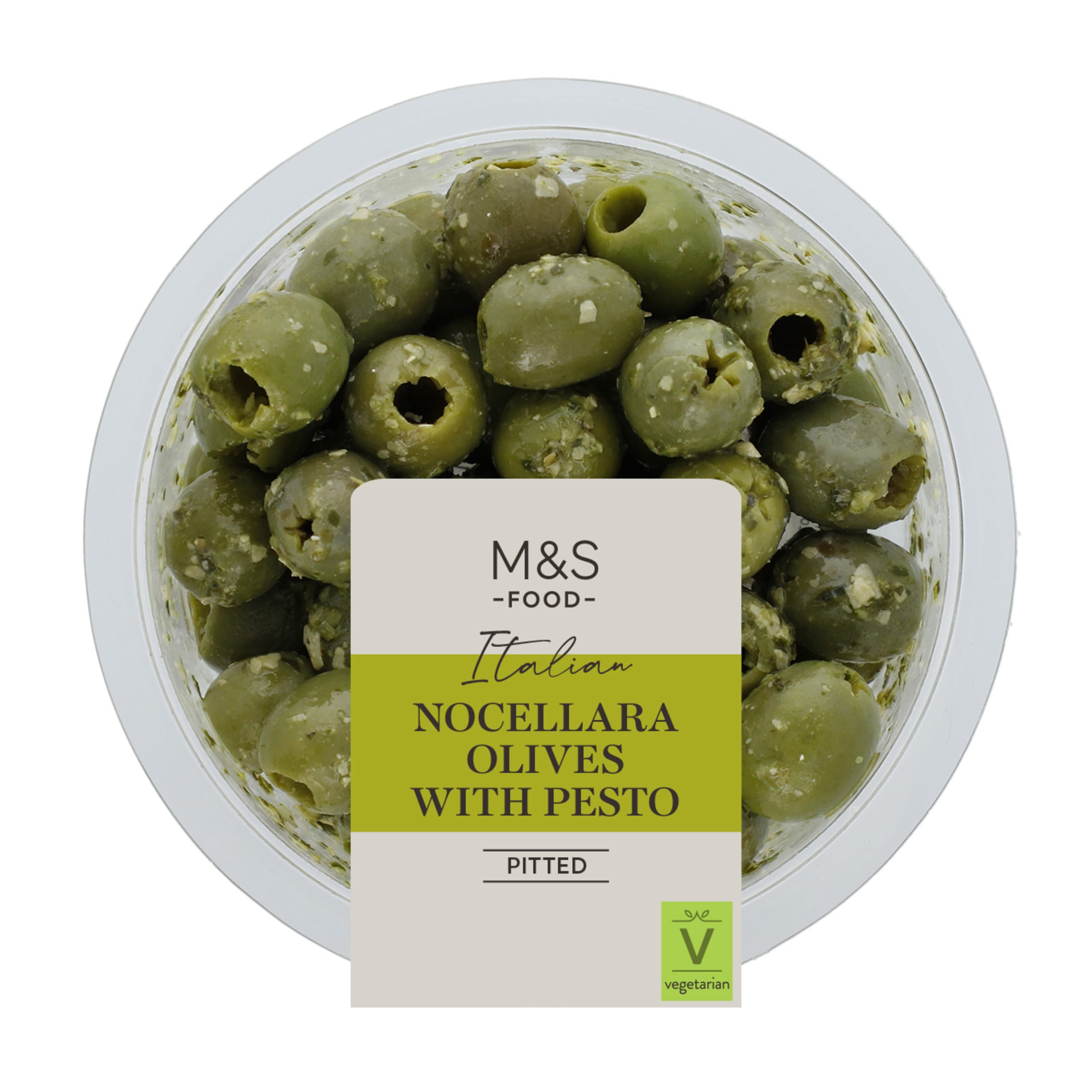 Italian Nocellara Olives with Pesto 1 of 3
