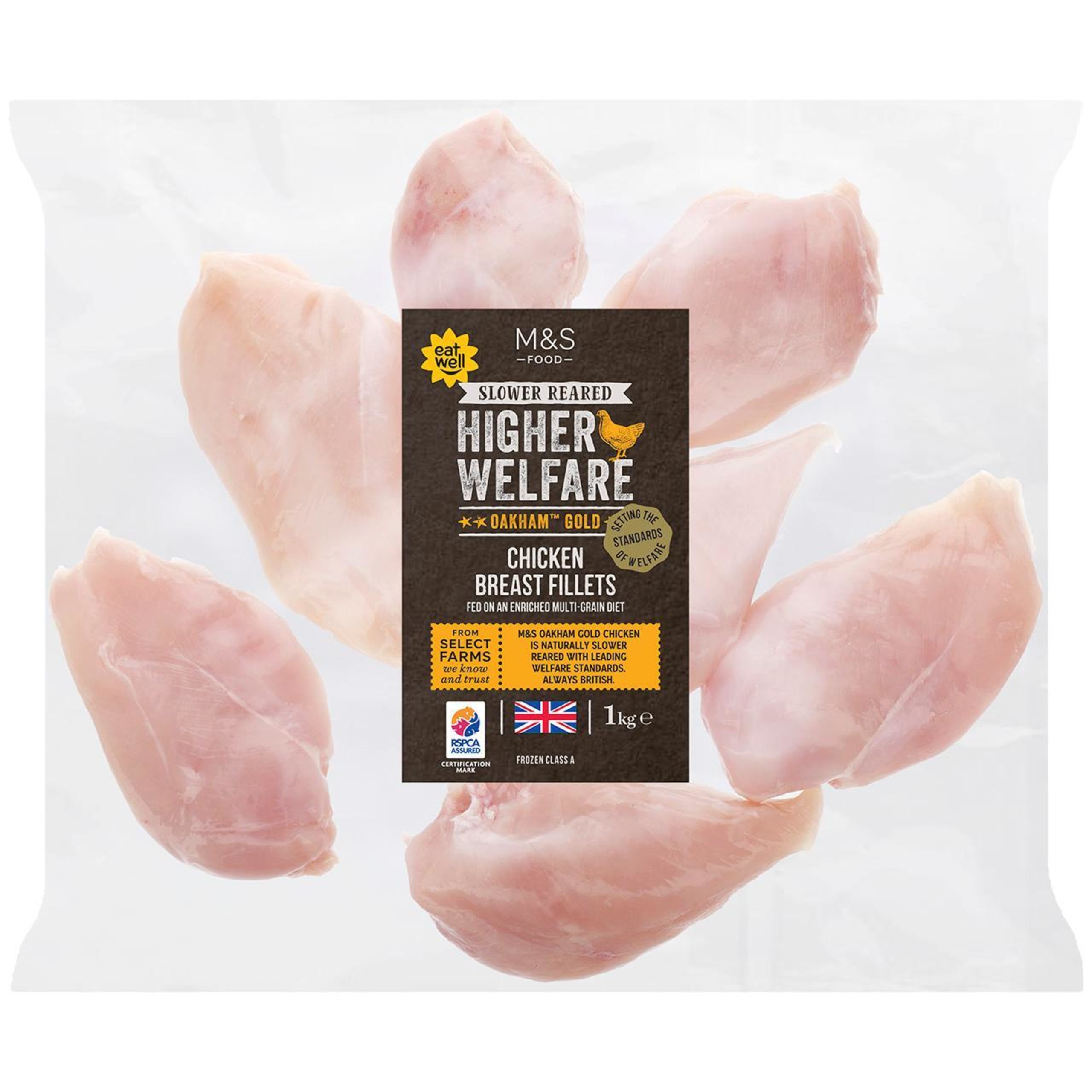 Oakham Gold British Chicken Breast Fillets 1 of 1