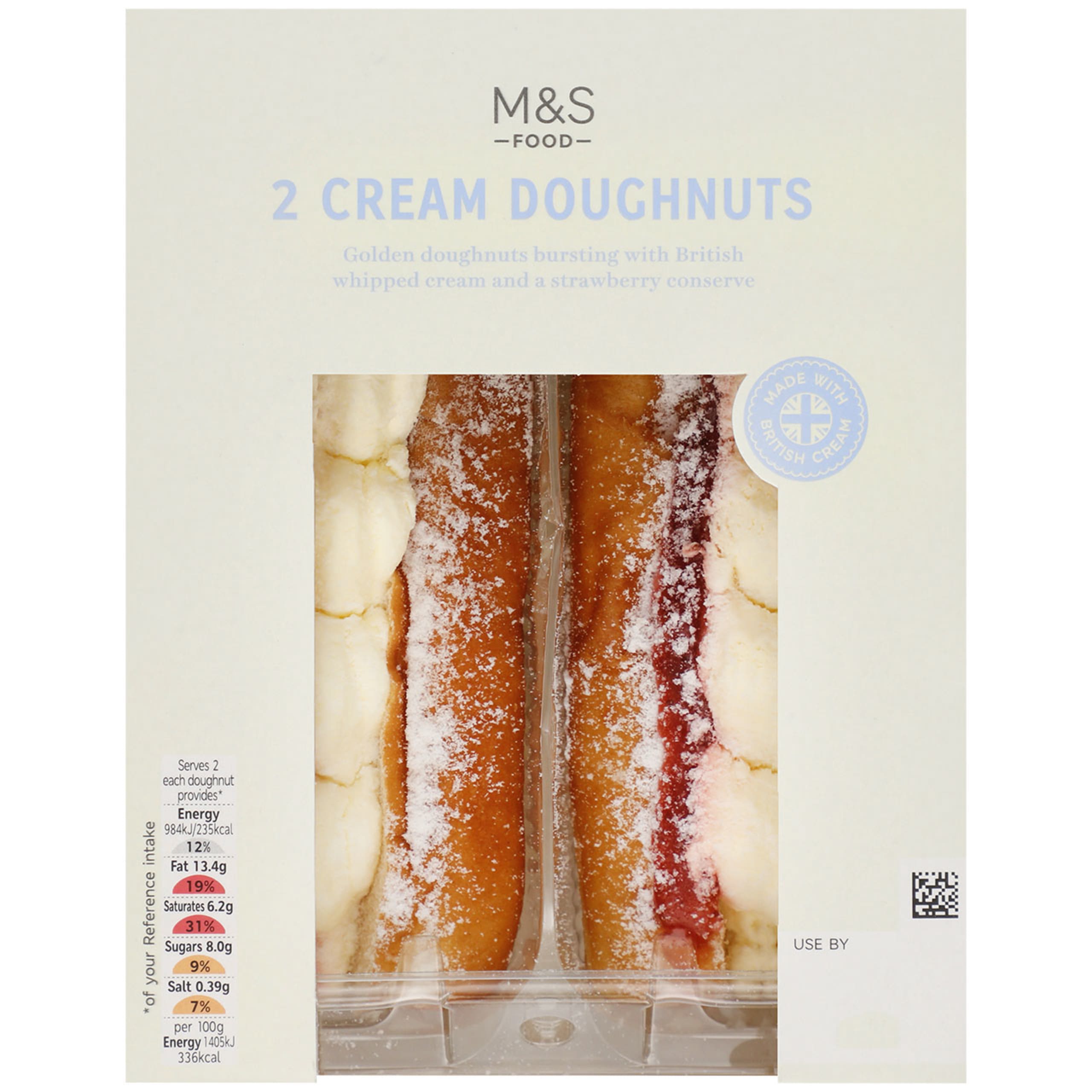 2 Cream Doughnuts 1 of 1