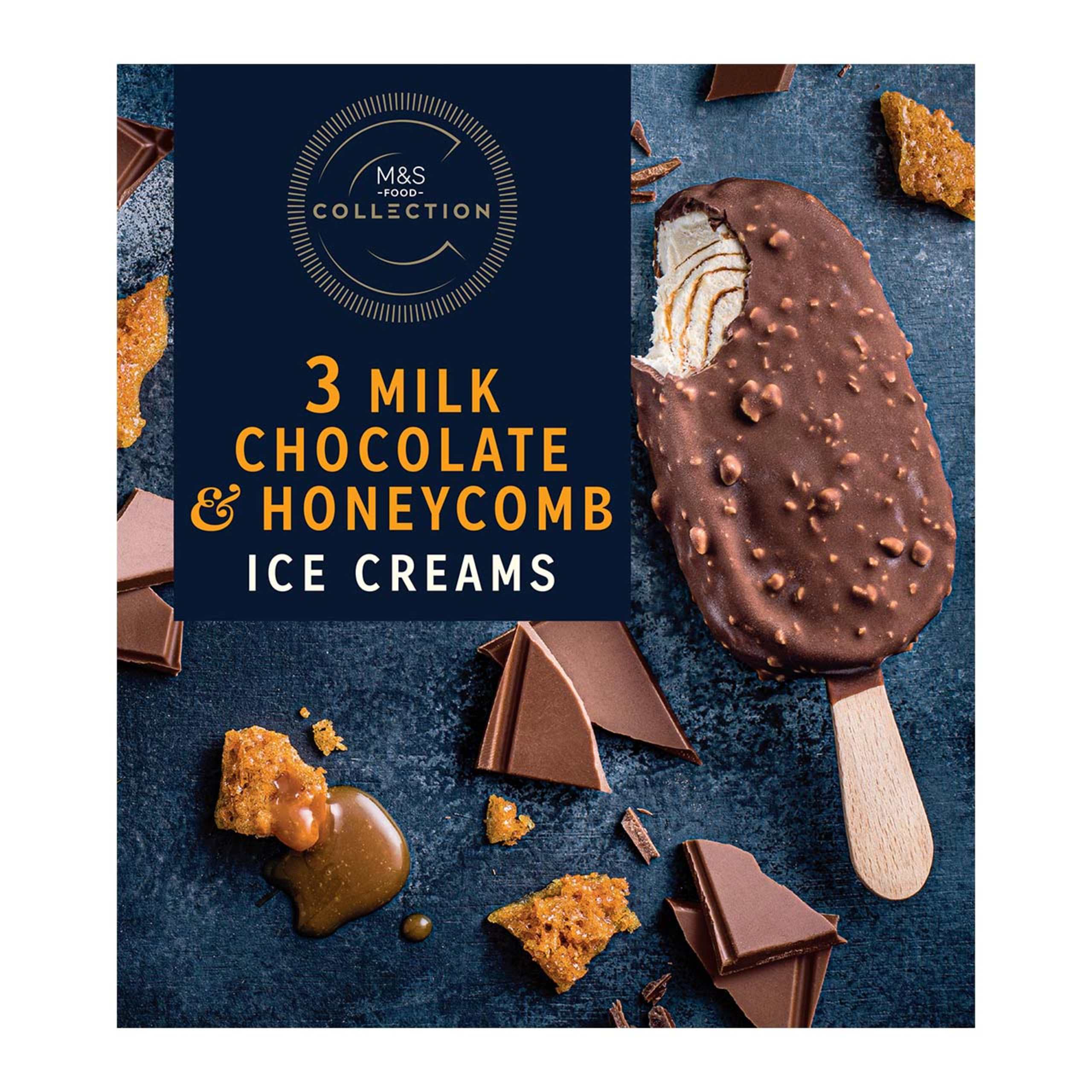 Milk Chocolate And Honeycomb Ice Creams 1 of 1