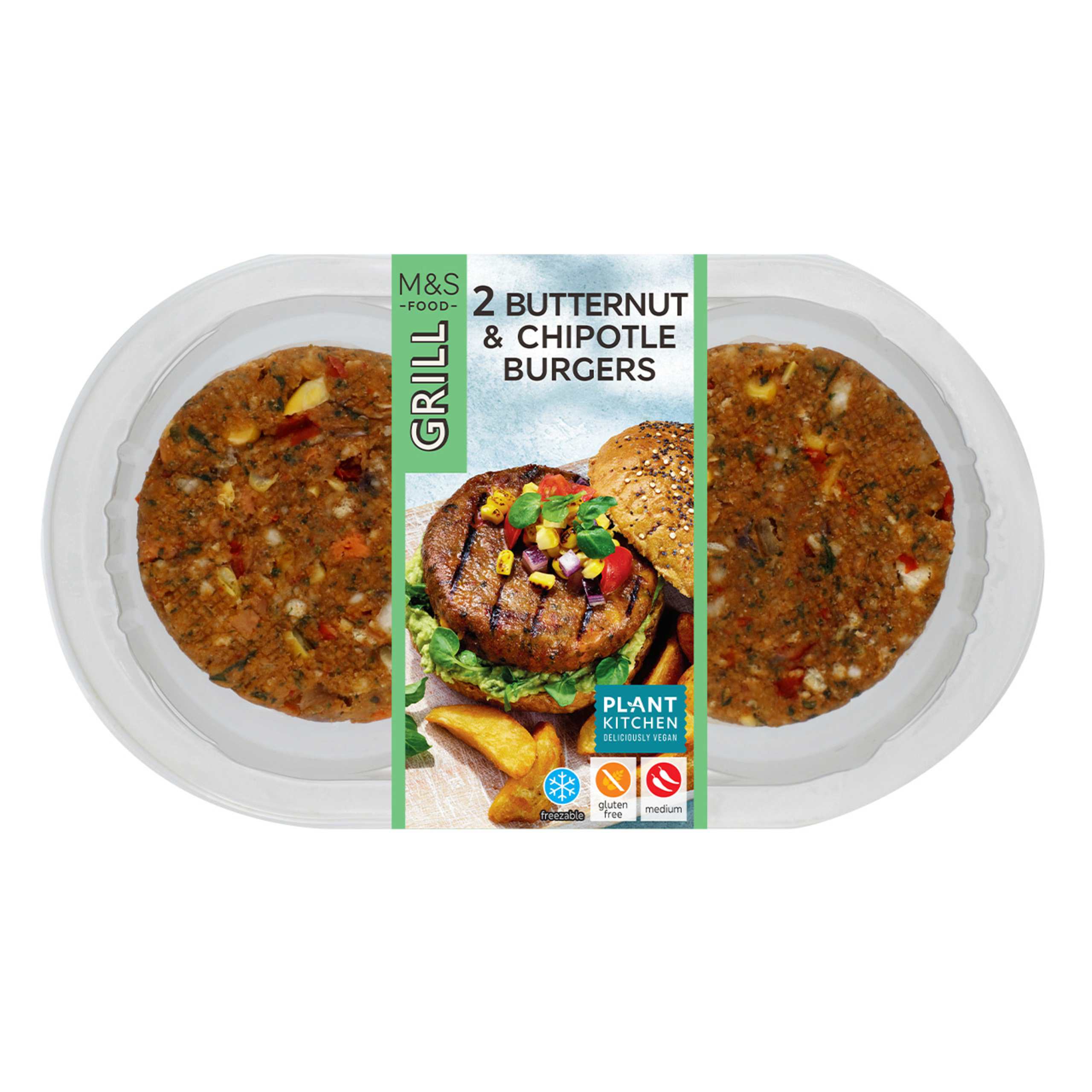 2 Butternut and Chipotle Burgers 1 of 1