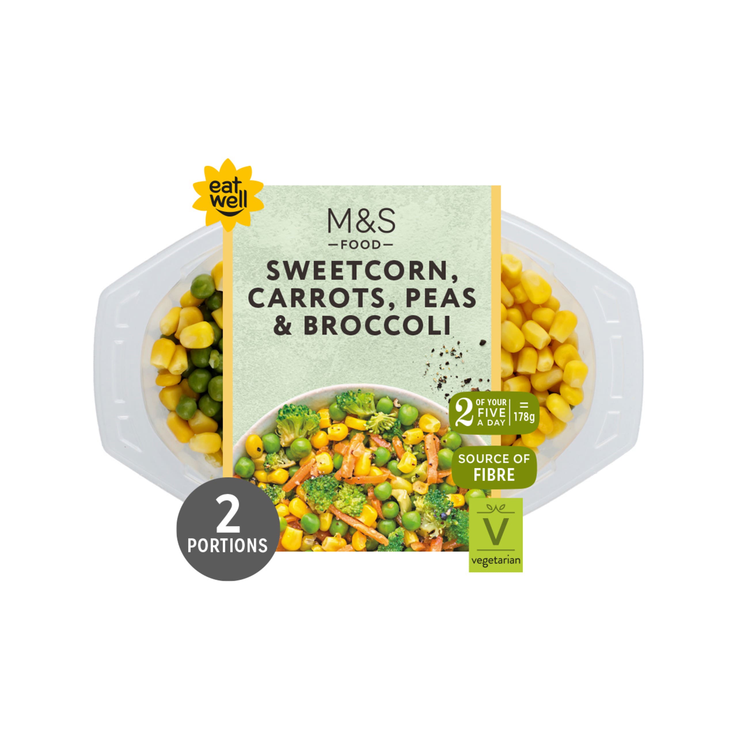 Sweetcorn, Carrots, Peas and Broccoli 1 of 1