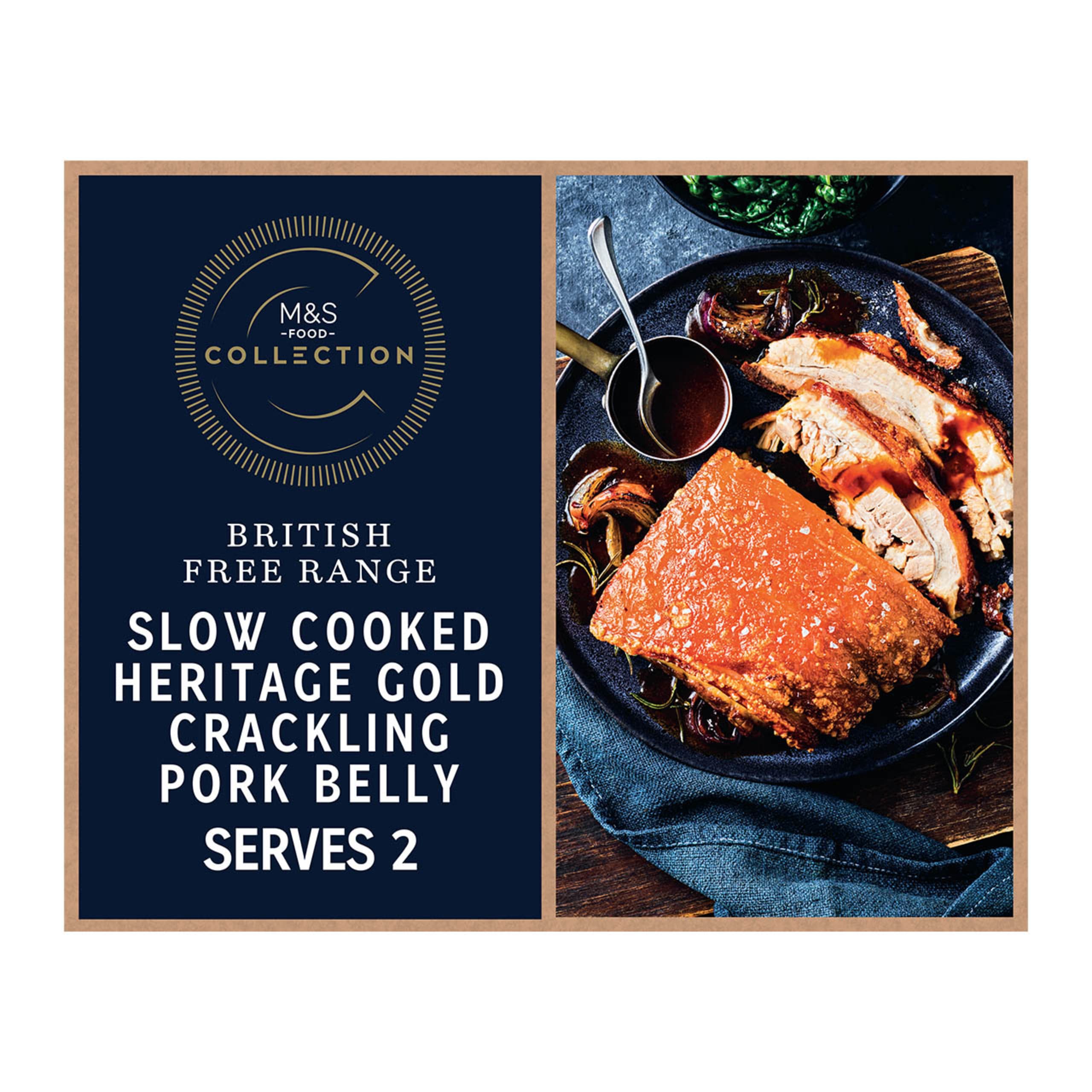 Collection Slow Cooked Heritage Gold Crackling Pork Belly 1 of 1