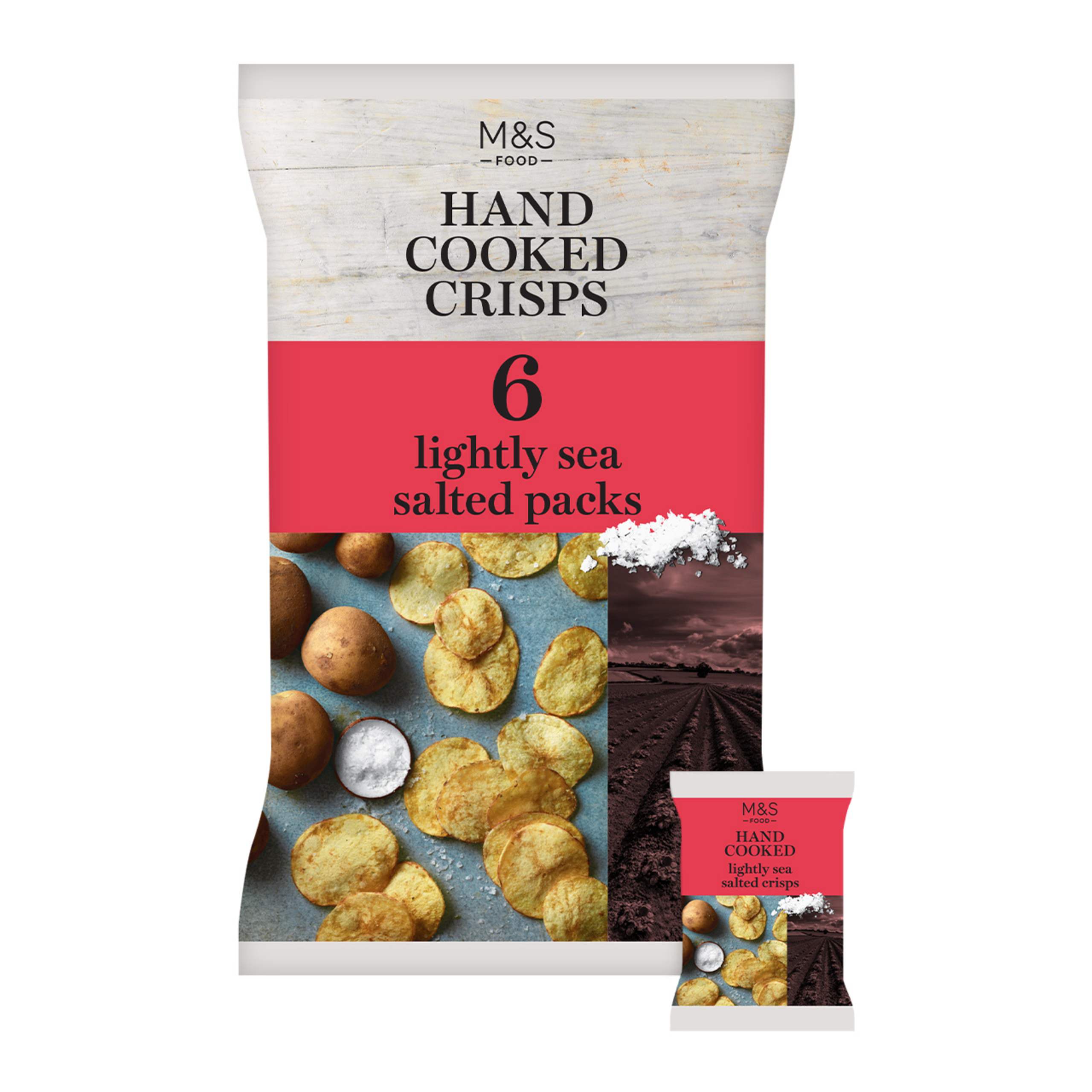 Hand Cooked Lightly Sea Salted Crisps | M&S