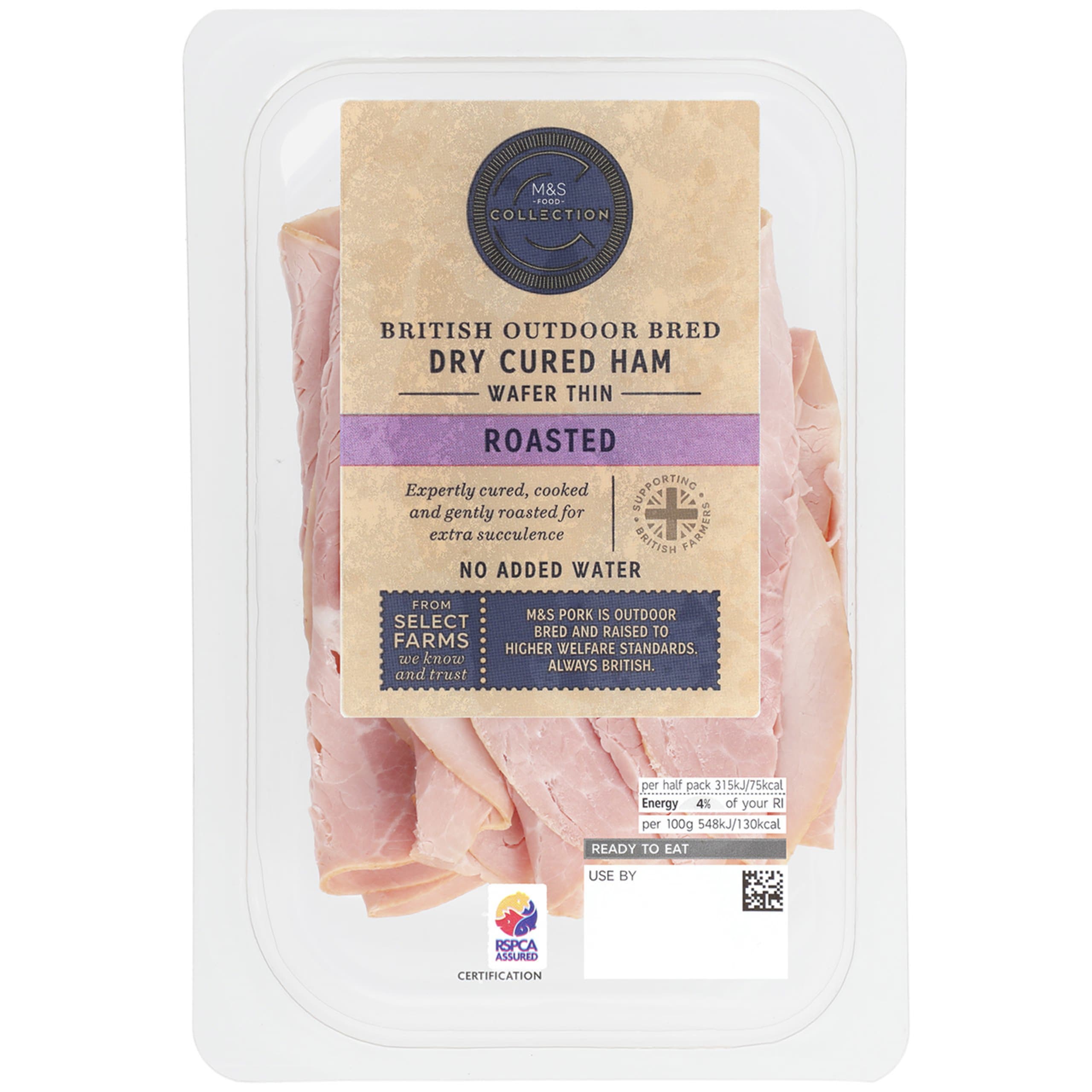British Wafer-Thin Dry-Cured Roast Ham 1 of 1