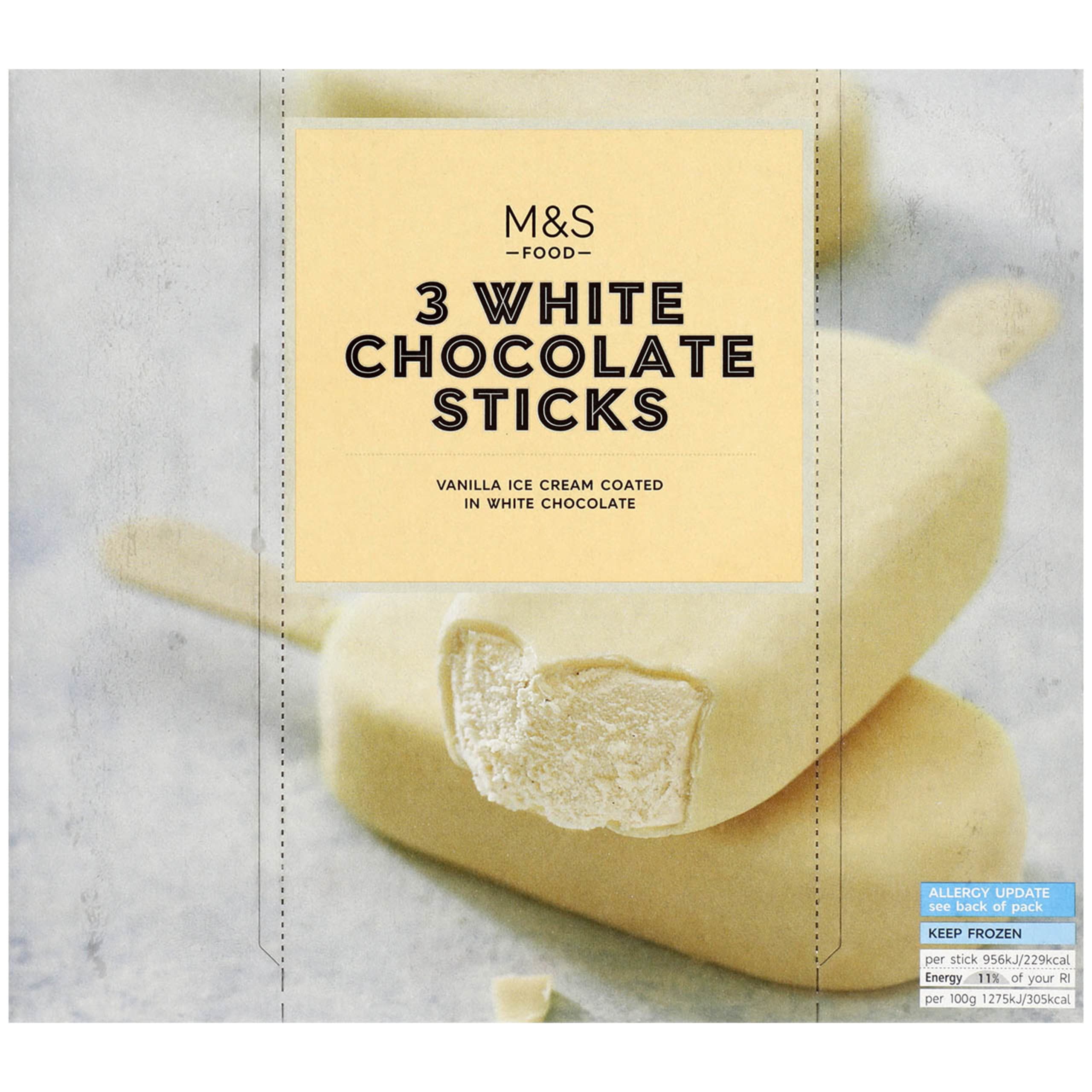 White Chocolate Vanilla Ice Cream Sticks 1 of 1