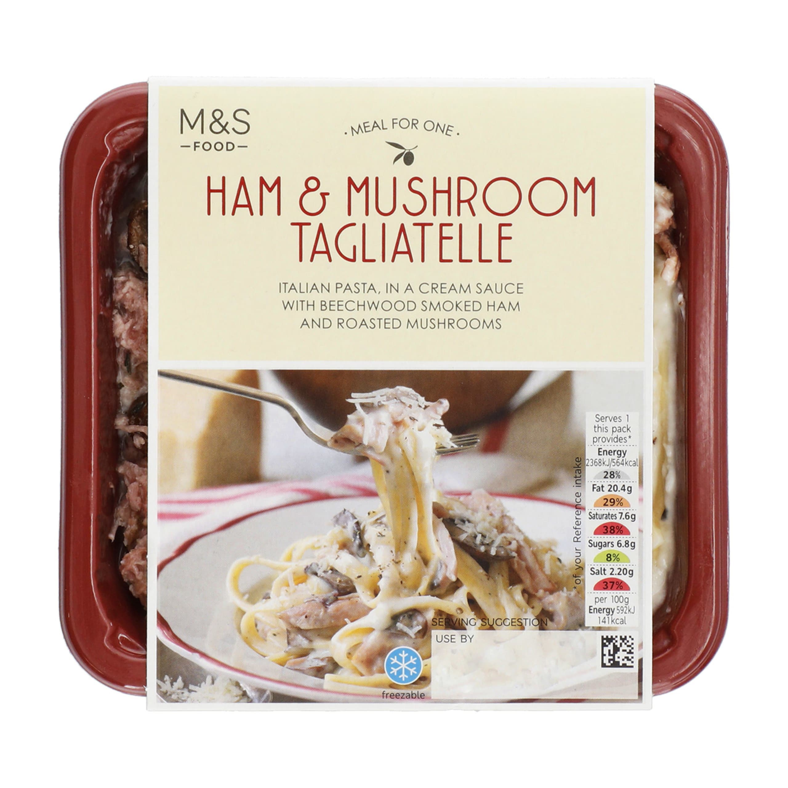 Ham and Mushroom Tagliatelle Meal for One 1 of 1
