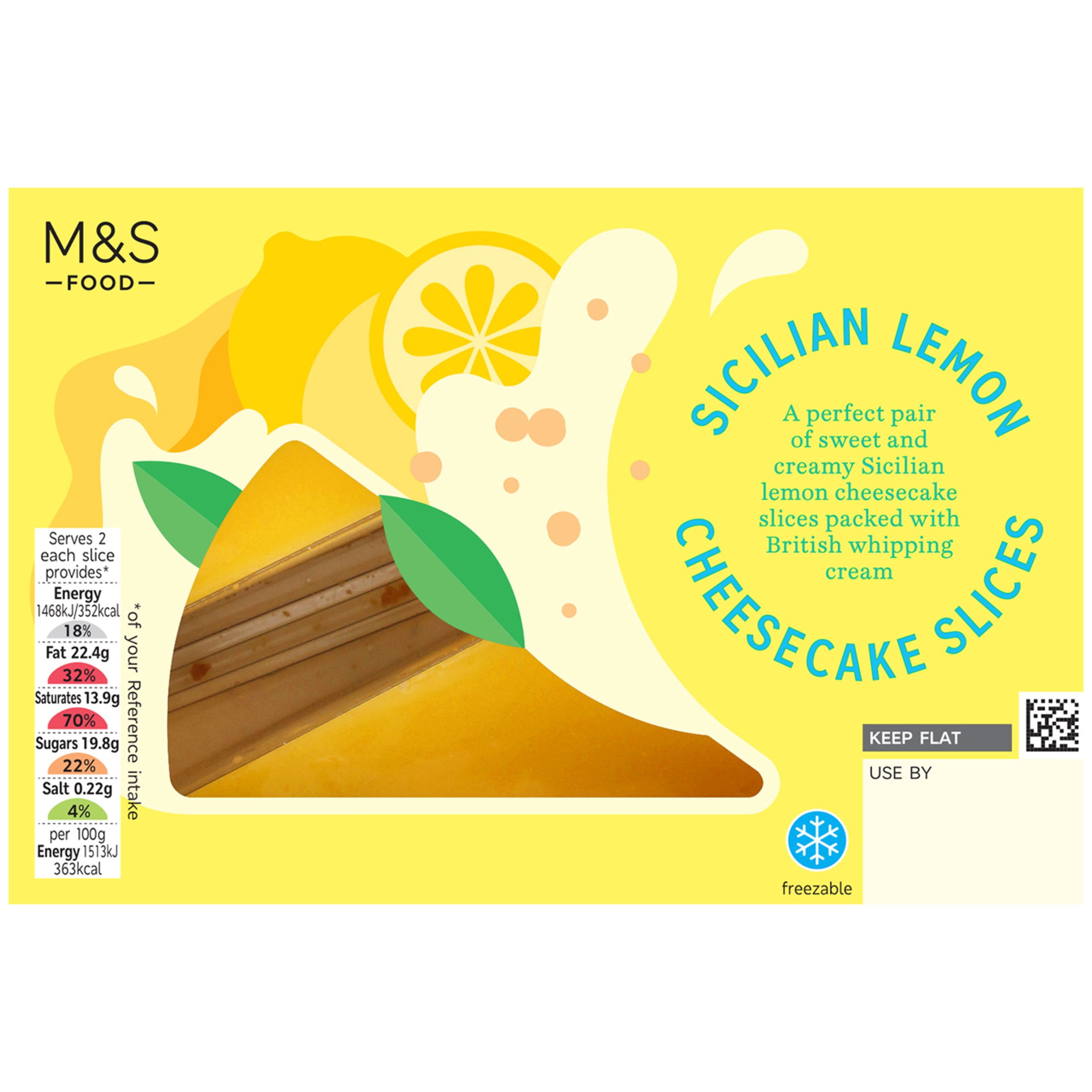 Sicilian Lemon Cheesecake Slices 1 of 1