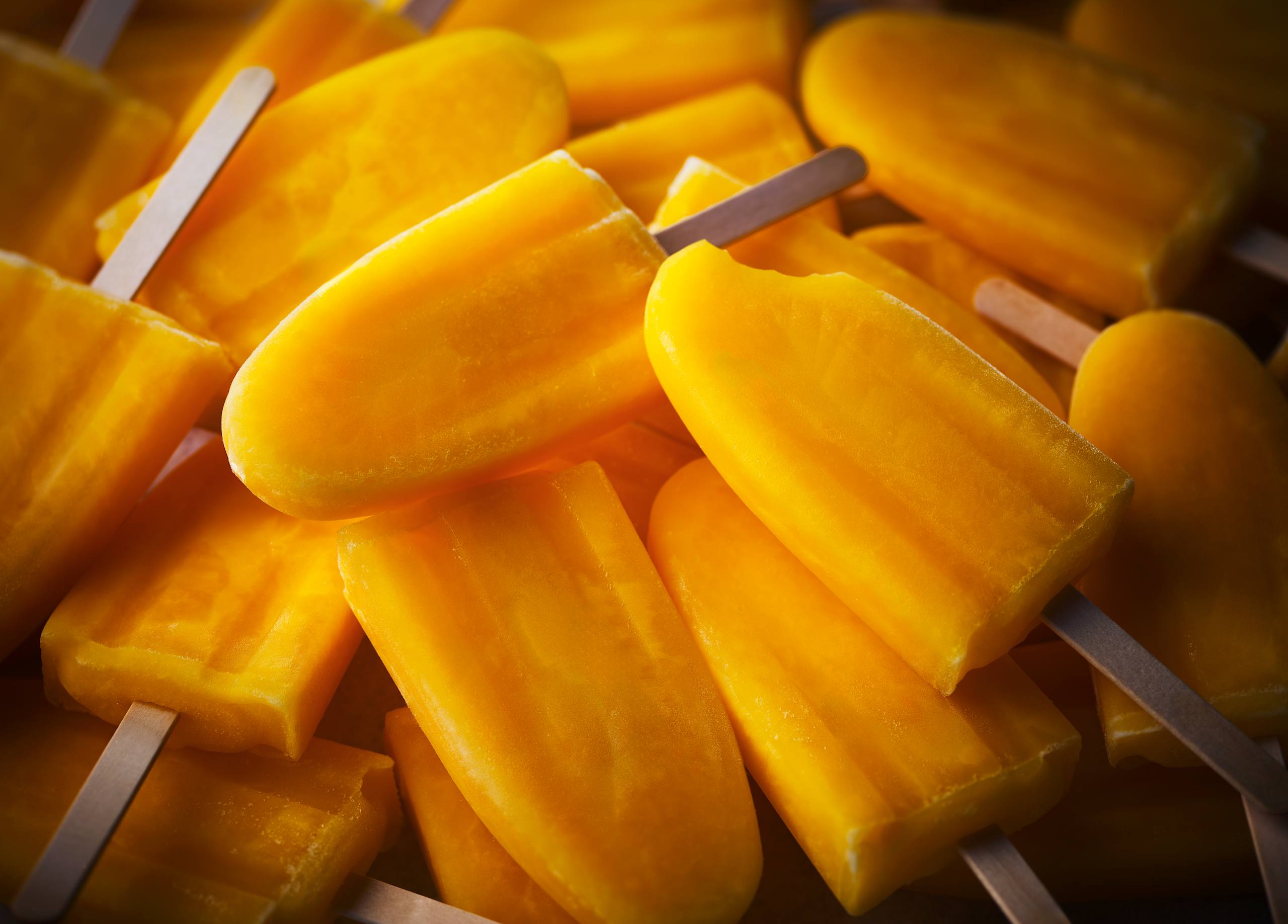Valencia Orange Juice Fruit Lollies 2 of 2