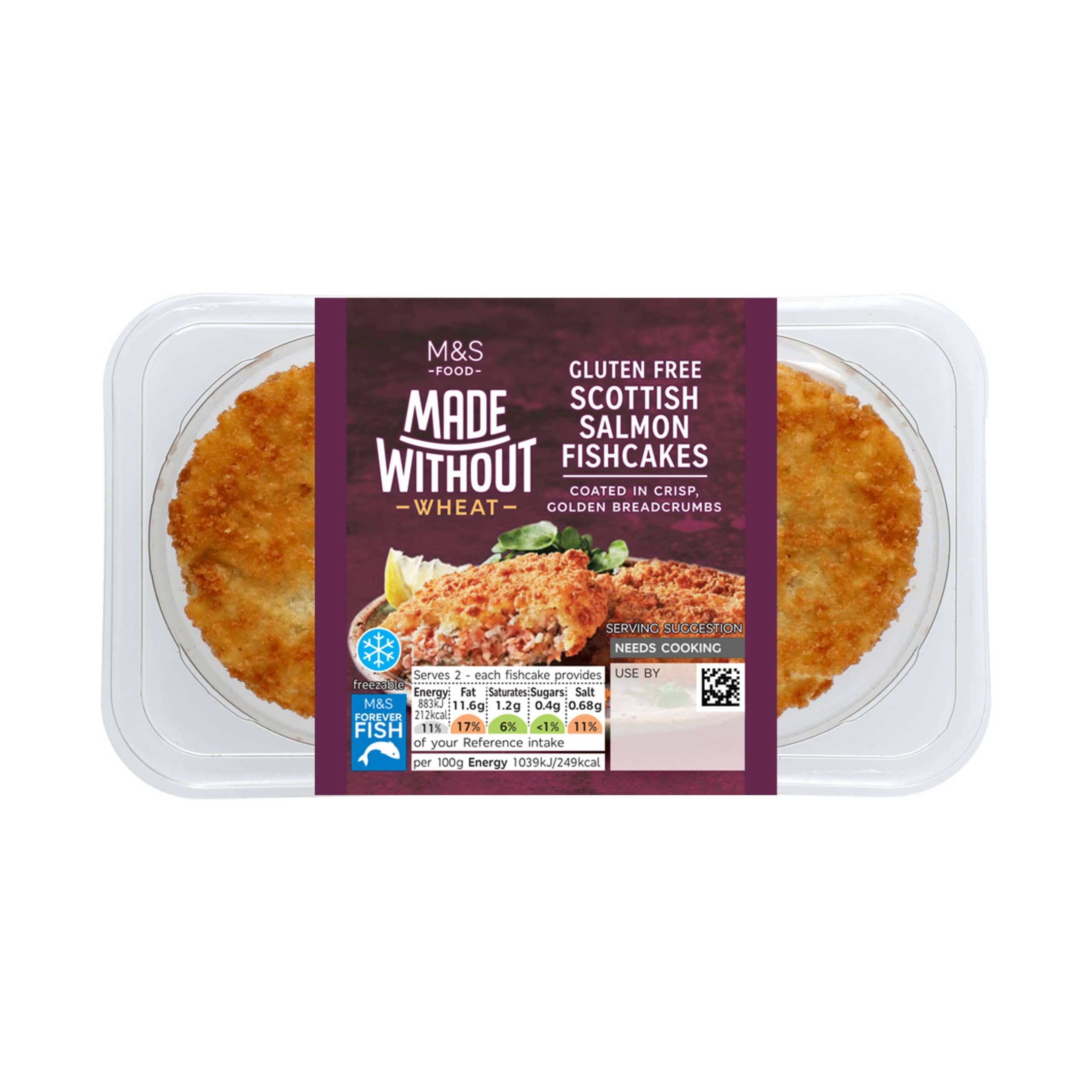Made Without Wheat Gluten Free Scottish Salmon Fishcakes 1 of 1
