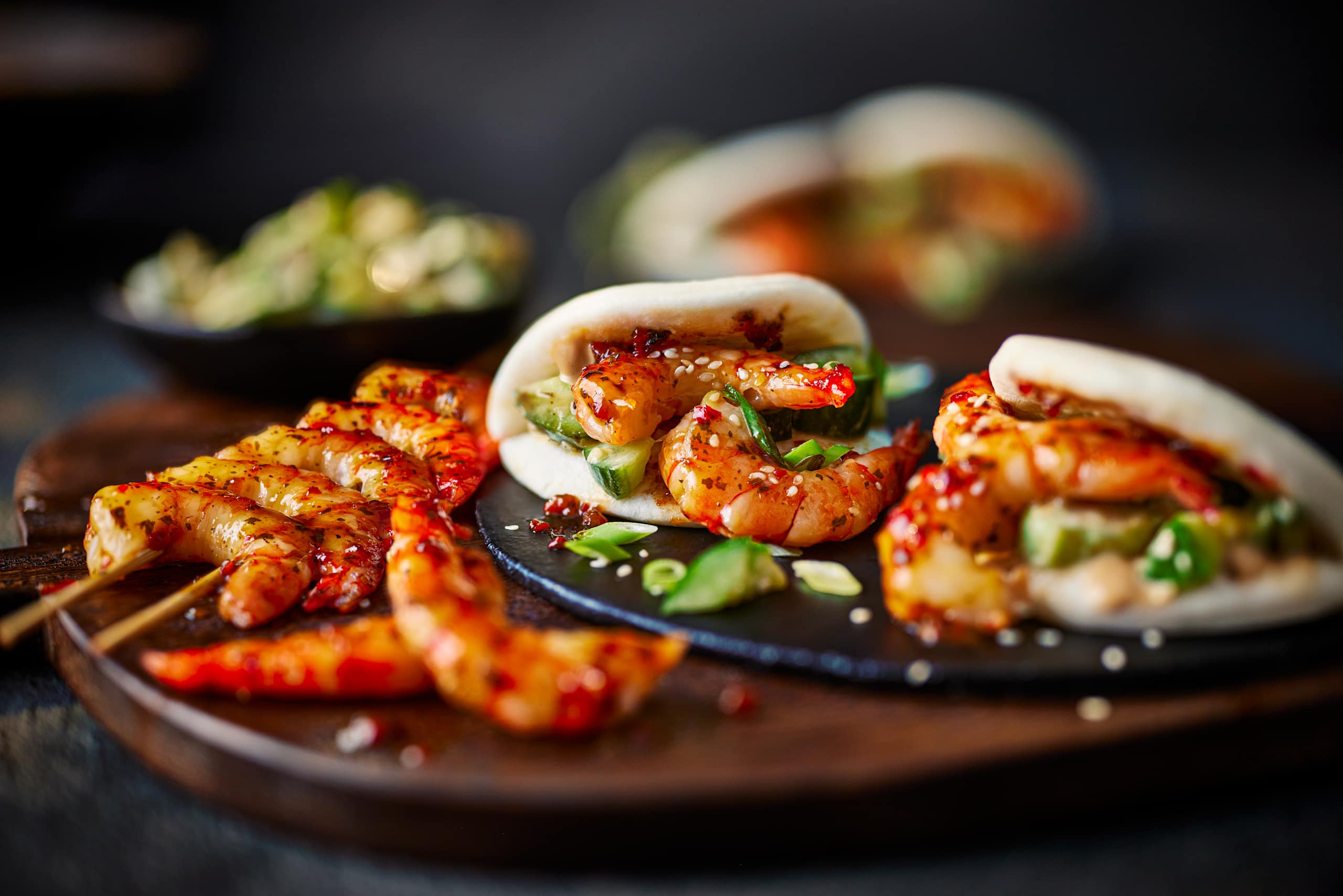 Collection Master Grill Vietnamese Black Tiger Prawns with Soy, Honey and Lime Dressing 2 of 2