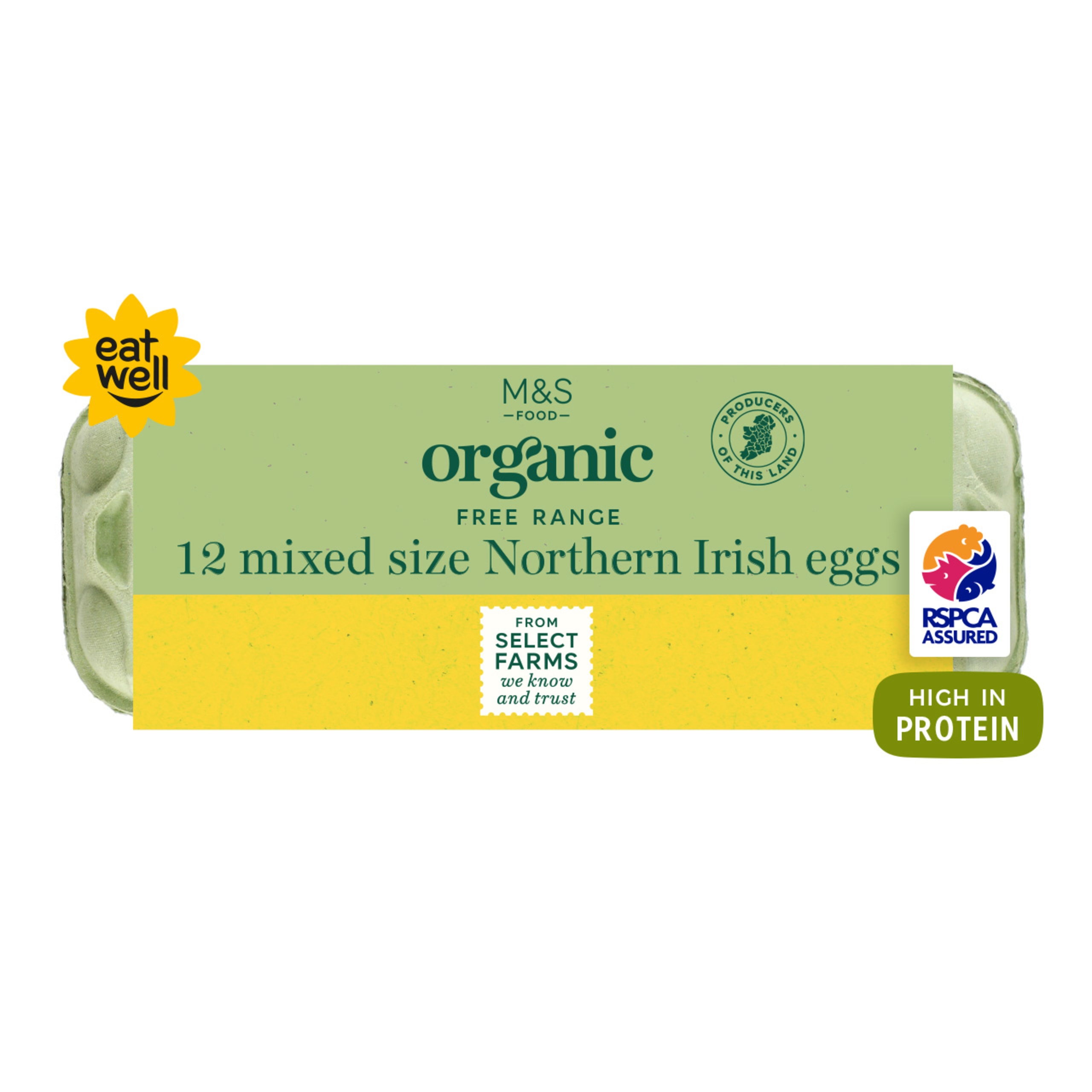 Organic Mixed Size Northern Irish Eggs 1 of 1