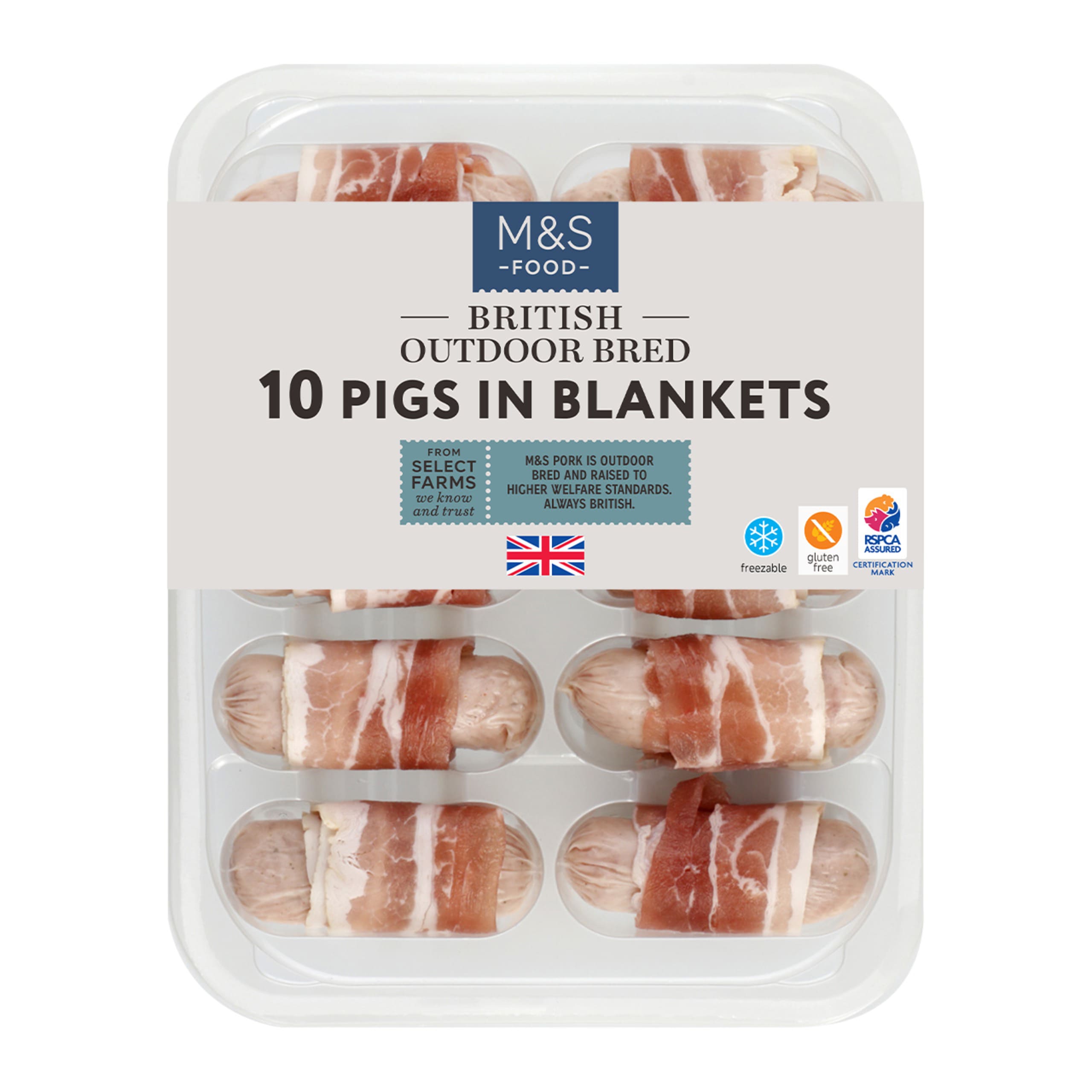 British Outdoor Bred Pigs in Blankets 1 of 1